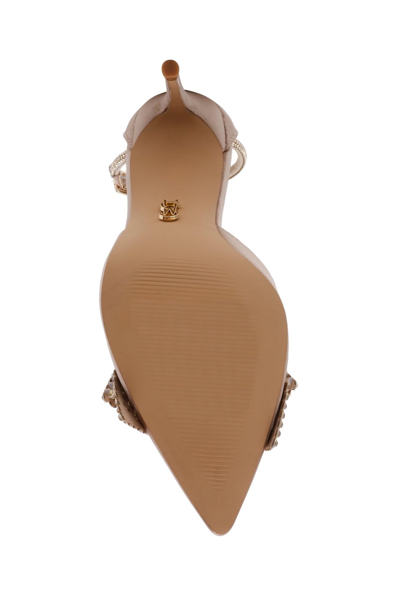 LAST DANCE PUMPS TAUPE SATIN 6