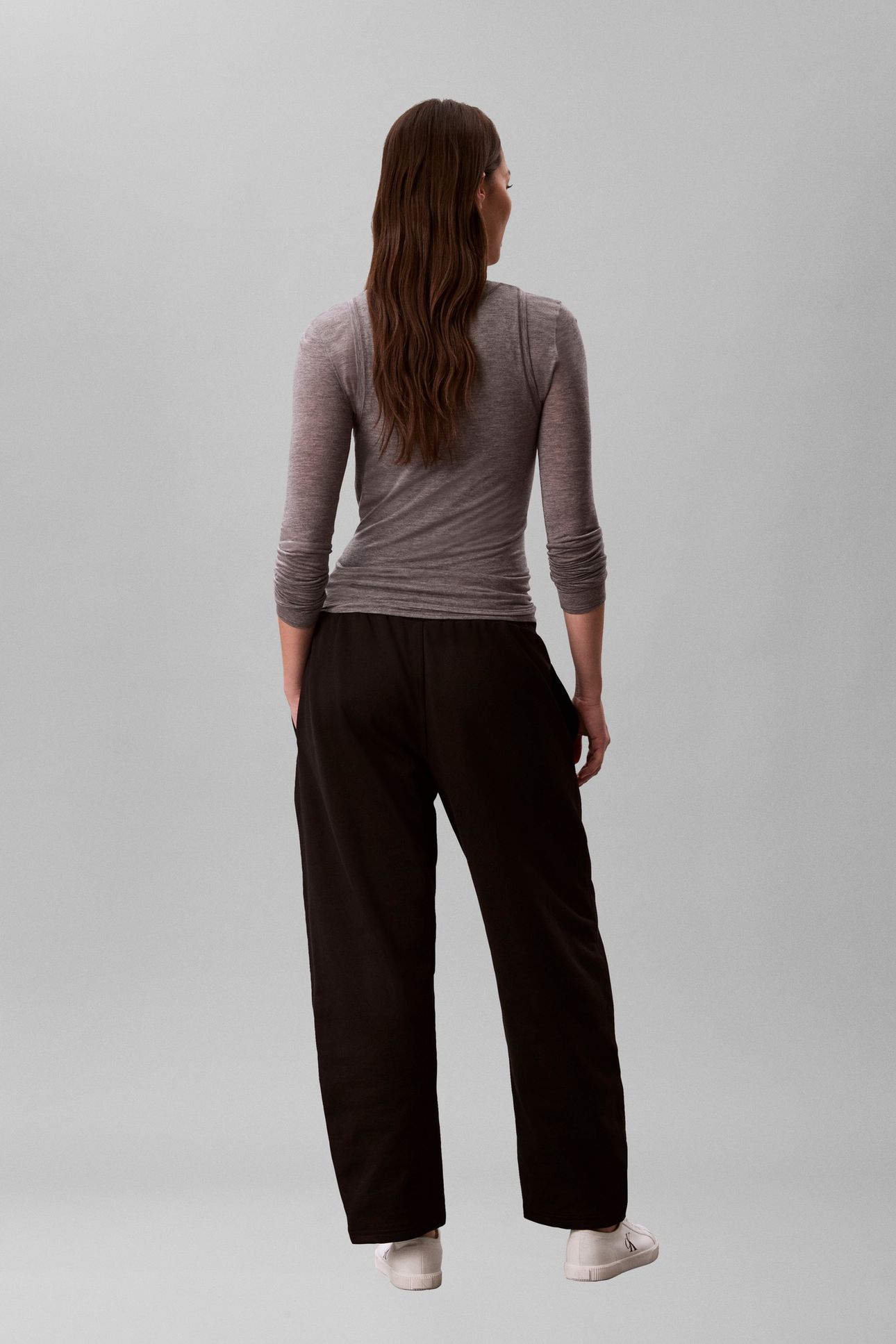 MONOGRAM FRENCH TERRY SWEATPANTS BLACK 2