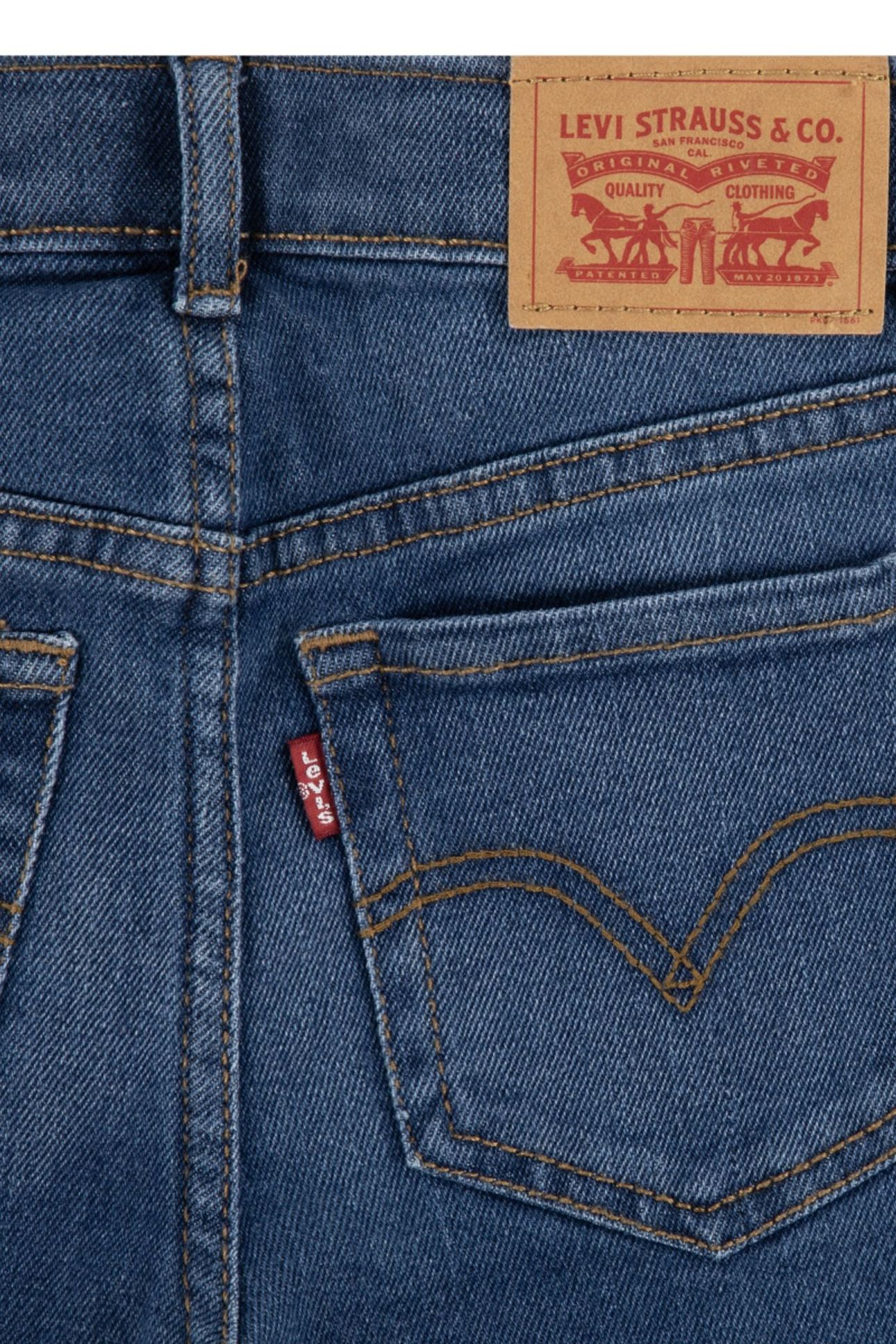 GIRLS 726 HIGH RISE FLARE JEAN DOUBLE TALK 3