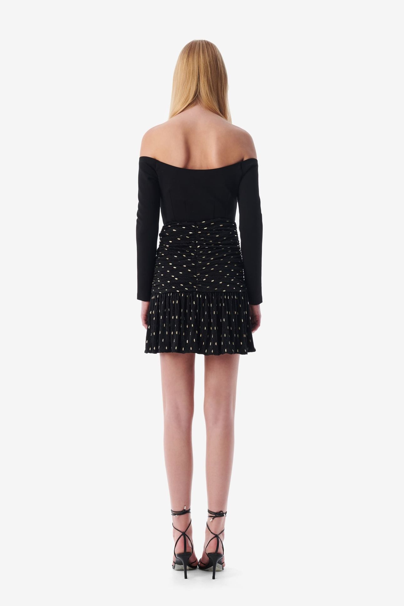 RIHAM SKIRT BLACK/GOLD 2
