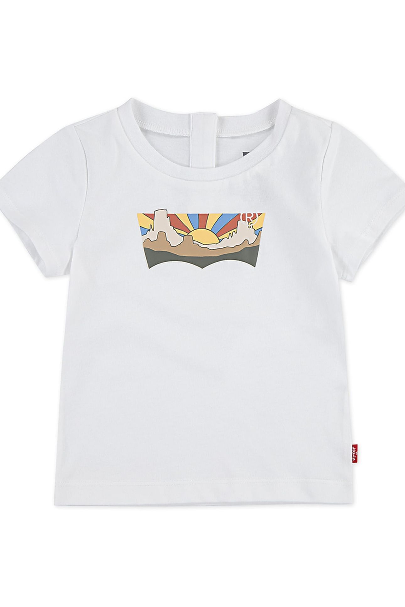 BOYS SEASONAL BATWING TEE BRIGHT WHITE 1