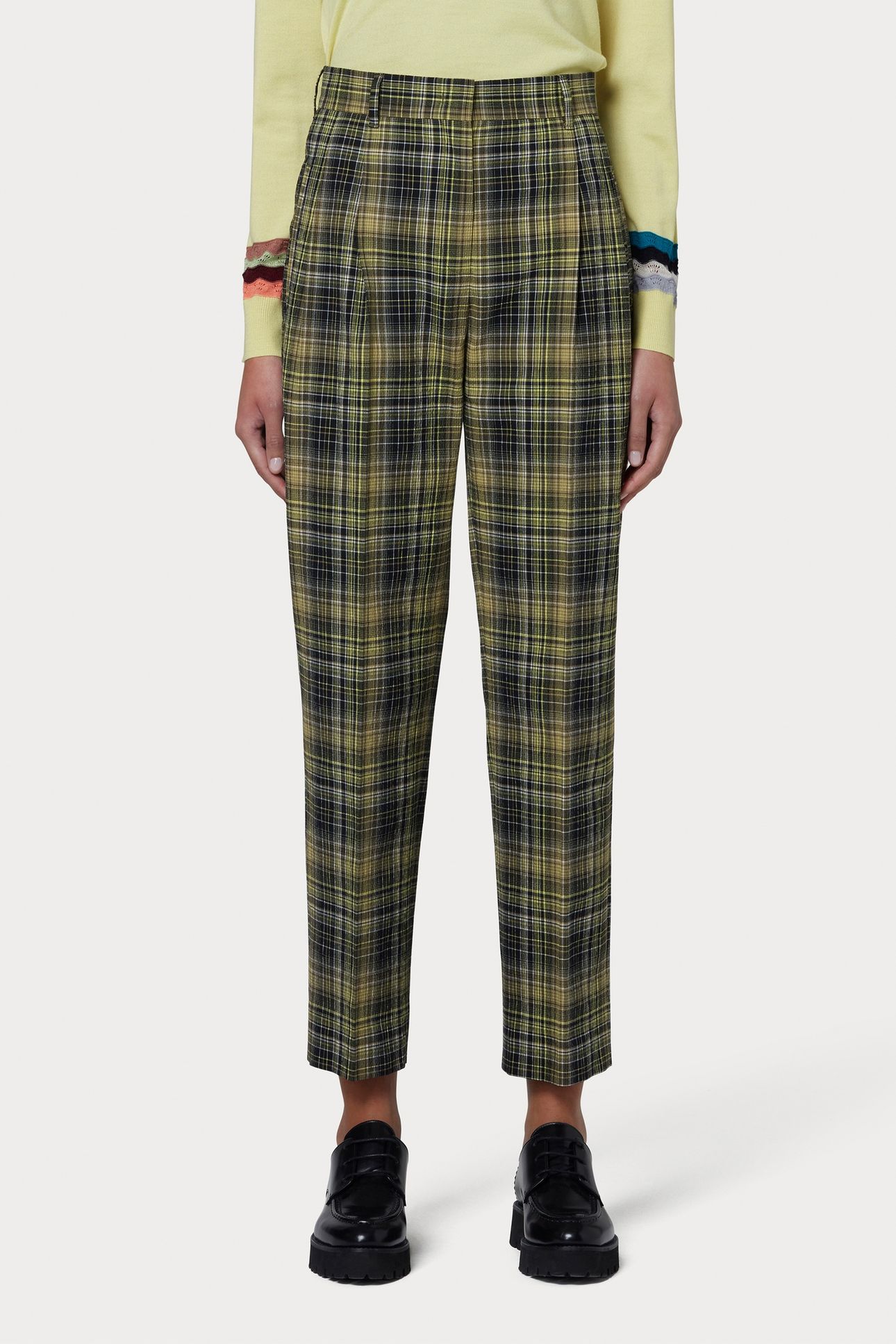 WOMENS TROUSERS LIME GREEN 1