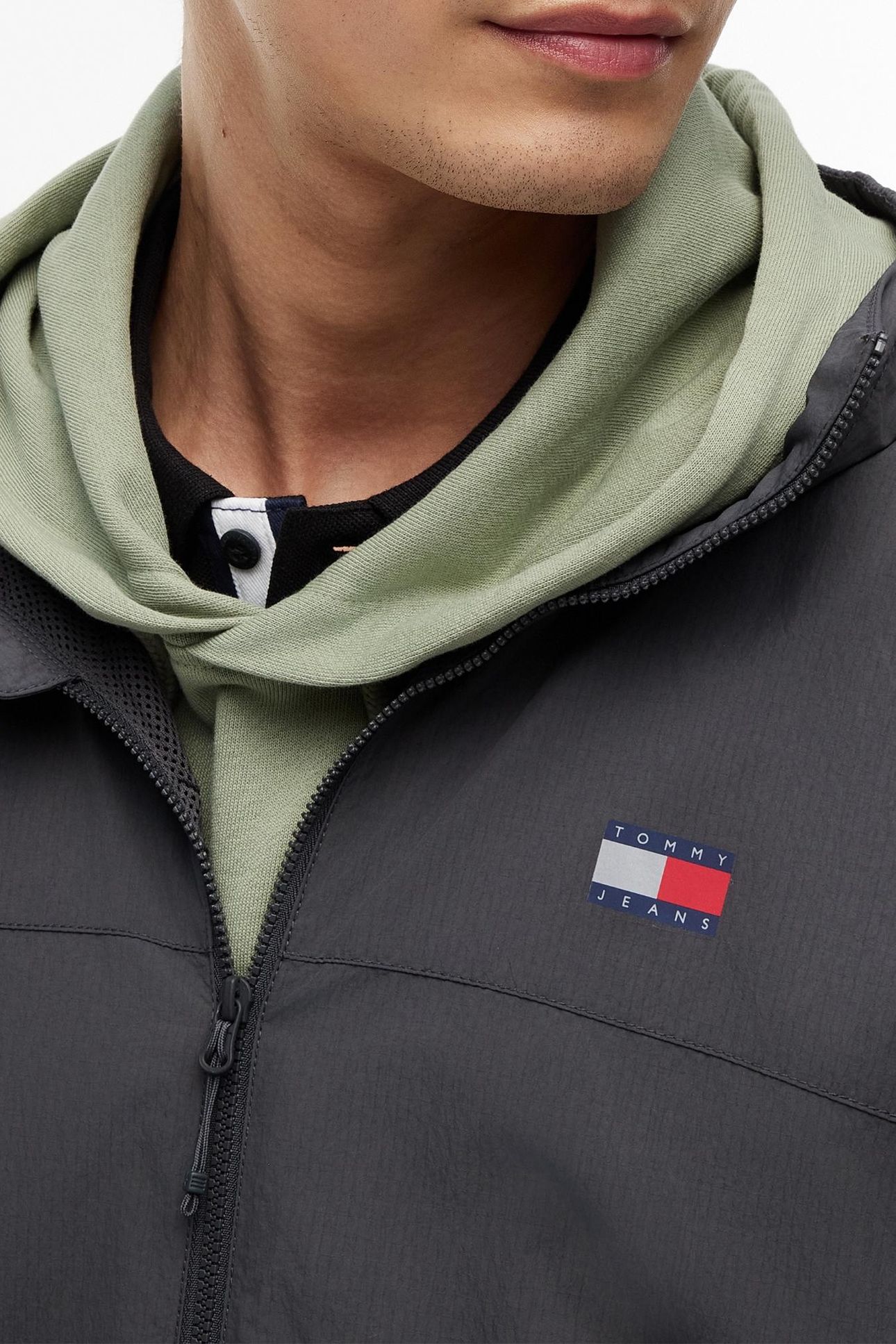 TJM CHICAGO PACKABLE JACKET WASHED BLACK 5