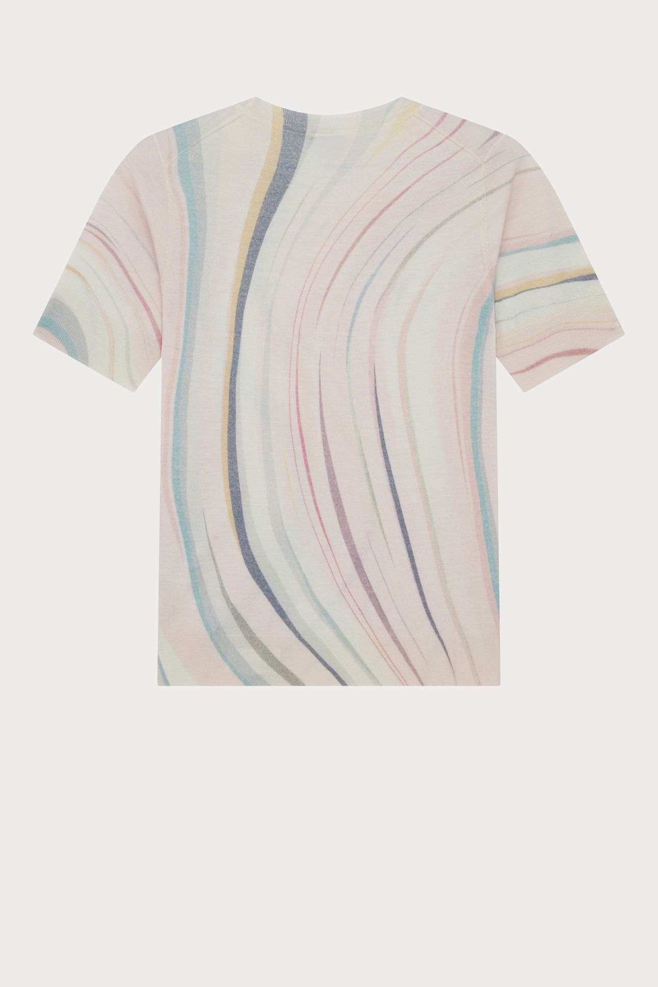 WOMENS KNITTED SS TOP MULTI COLOURED 6