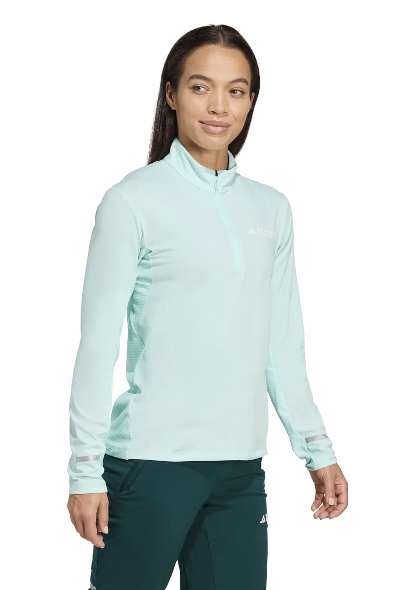 TERREX HALF-ZIP LONG-SLEEVE SEMI FLASH AQUA 2