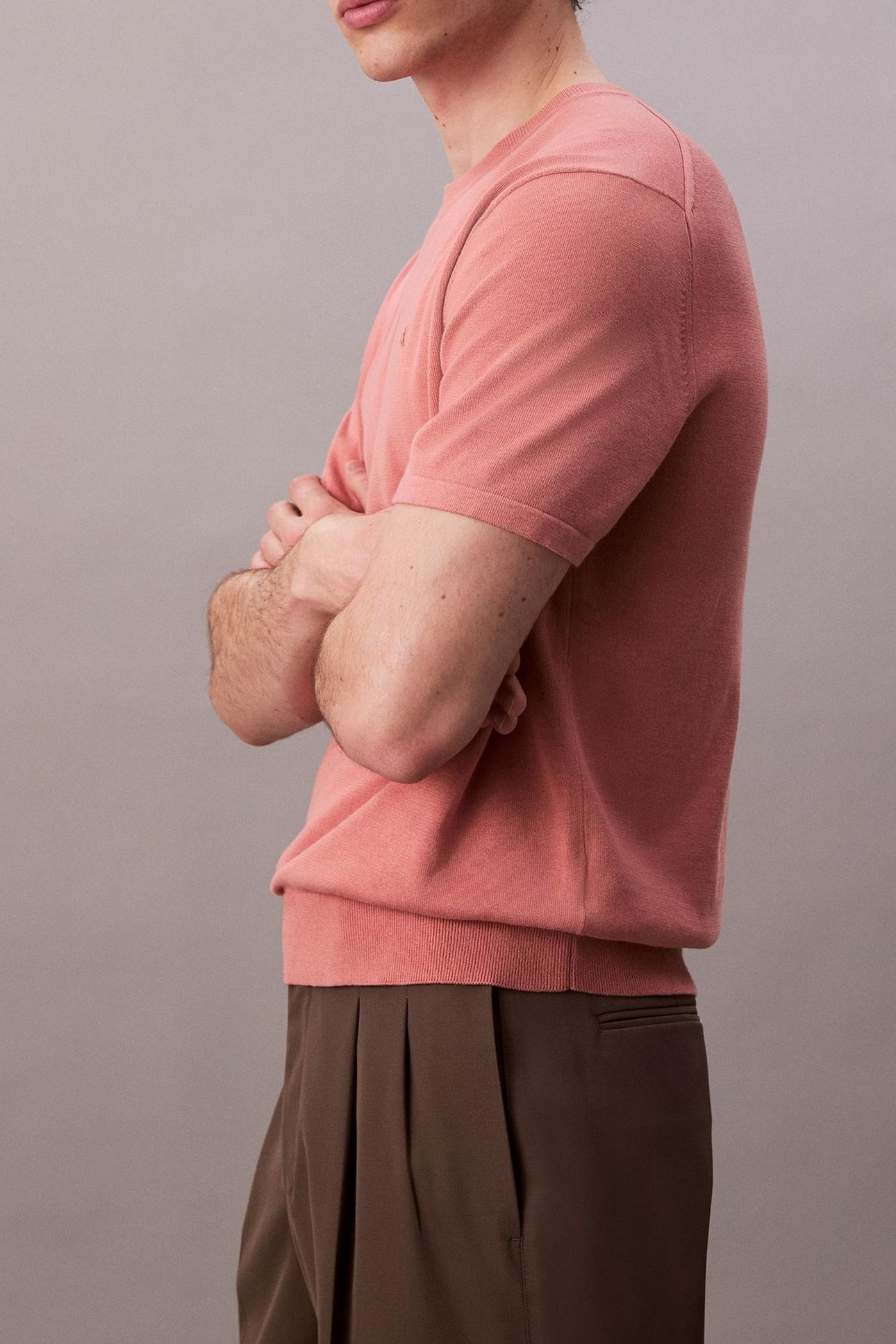 SS SUPIMA COTTON CREW SUNSET ROSE 2