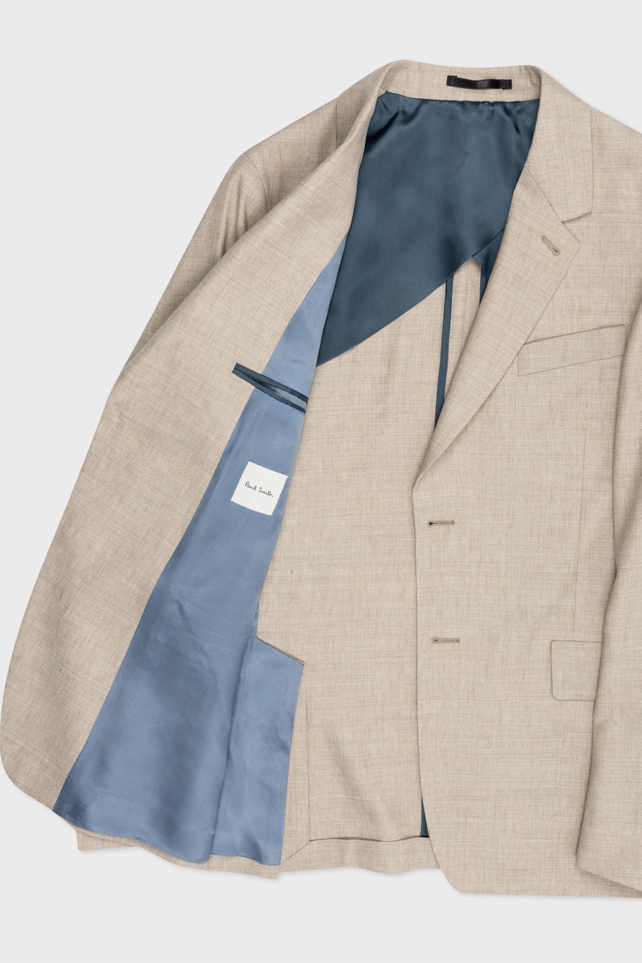 MENS 2 BUTTON JACKET LIGHT BEIGE 8