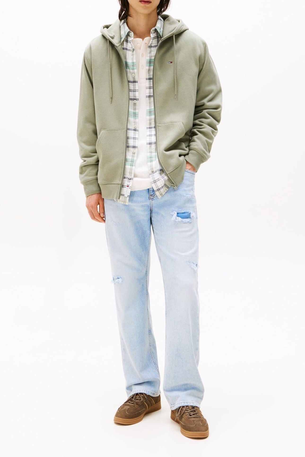 TJM REG FLAG ZIP THRU UTILITY SAGE 3