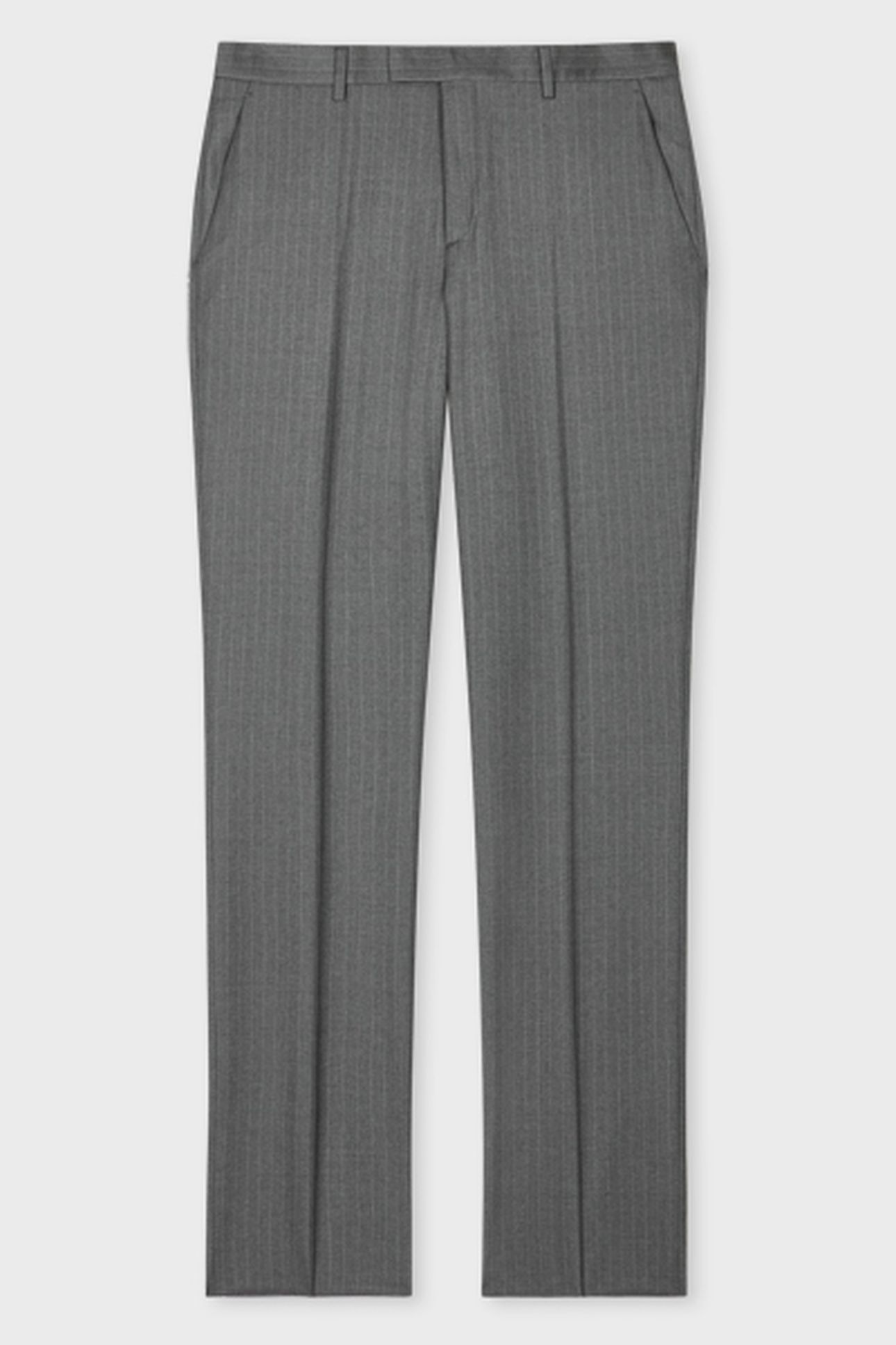 MENS SLIM FIT TROUSER GREY MELANGE 7