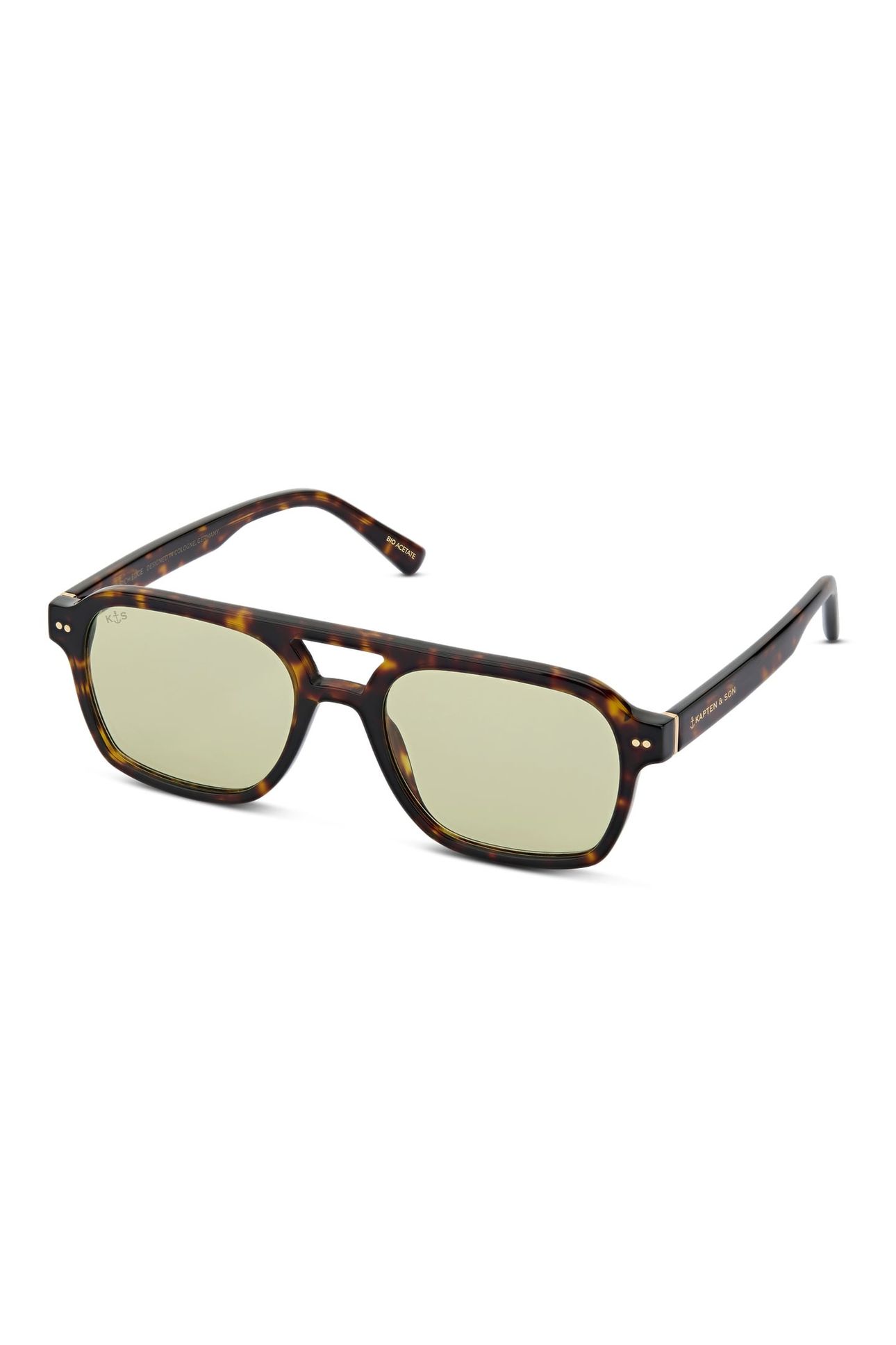 UNISEX ZURICH OVERSIZE DARK TORTOISE GREEN 4