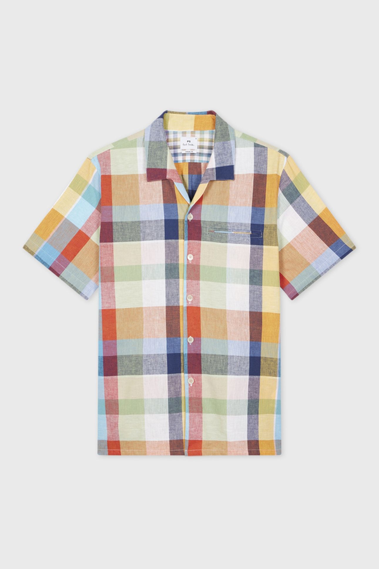 MENS SS CASUAL FIT SHIRT MULTI COLOURED 2