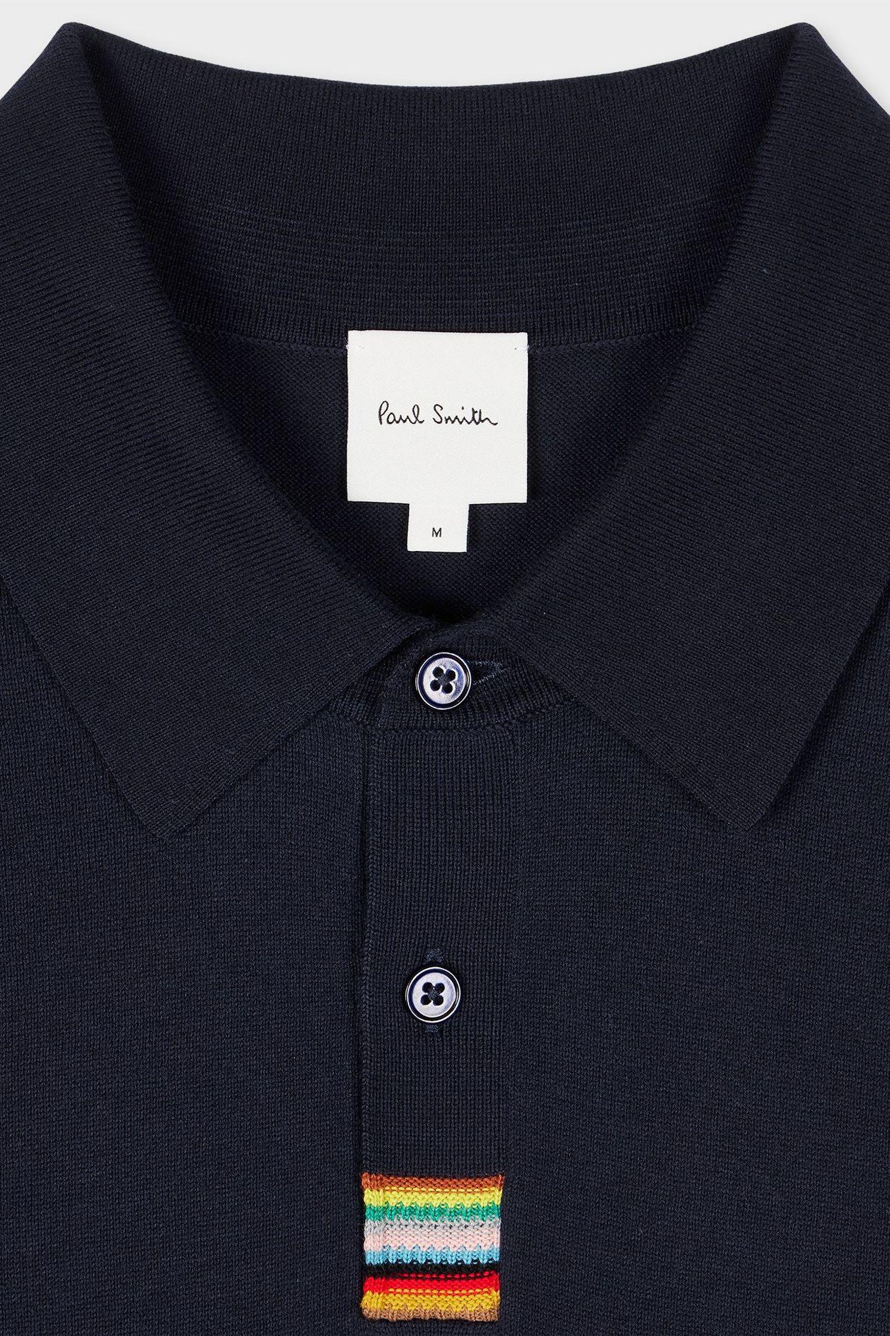 MENS SWEATER SS POLO VERY DARK NAVY 6
