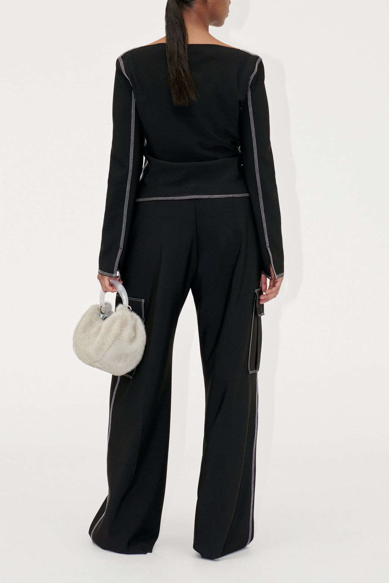IVEE TOP LONG SLEEVE JET BLACK 4