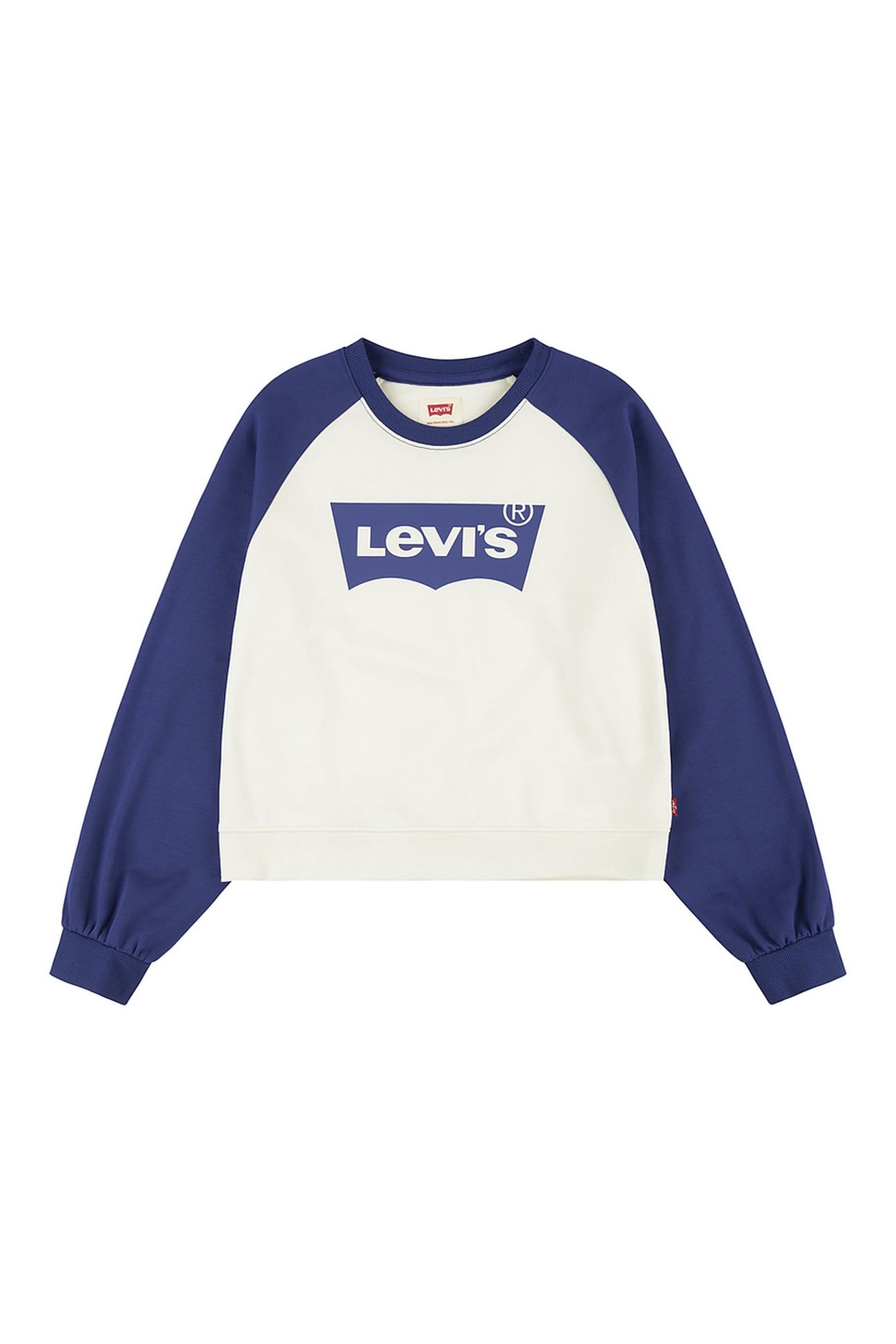 GIRLS RAGLAN BATWING CREW TWILIGHT BLUE 1