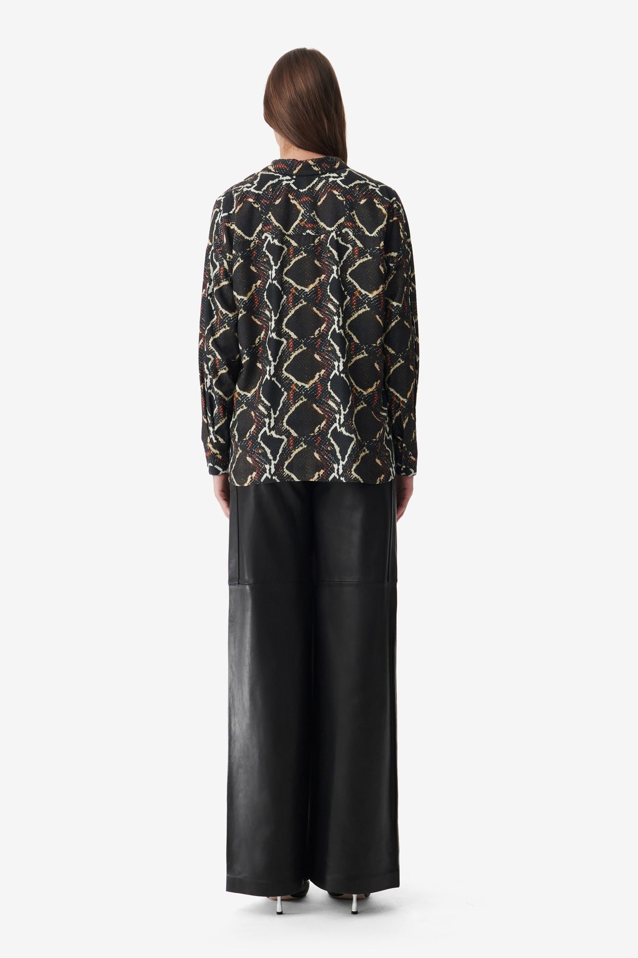 AMBRINE SHIRT BLACK/BROWN 2
