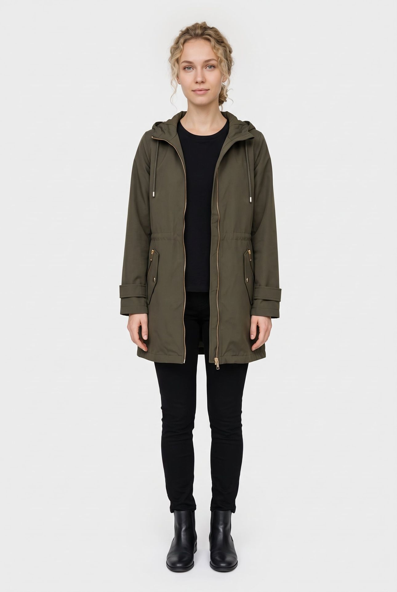 SOFTSHELL WITH BIB OLIVE 1