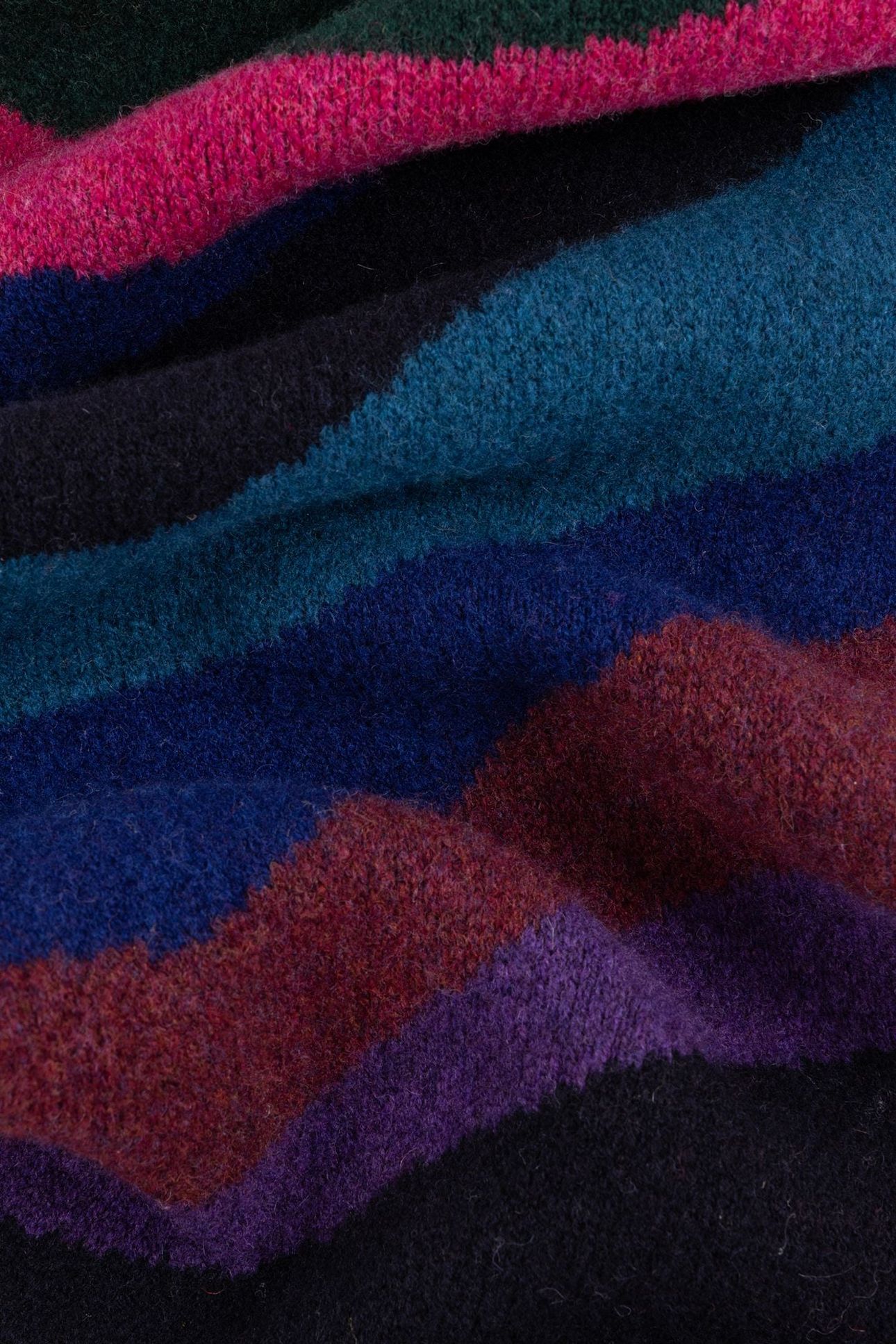 WOMEN SCARF KNIT SWIRL NAVY 5