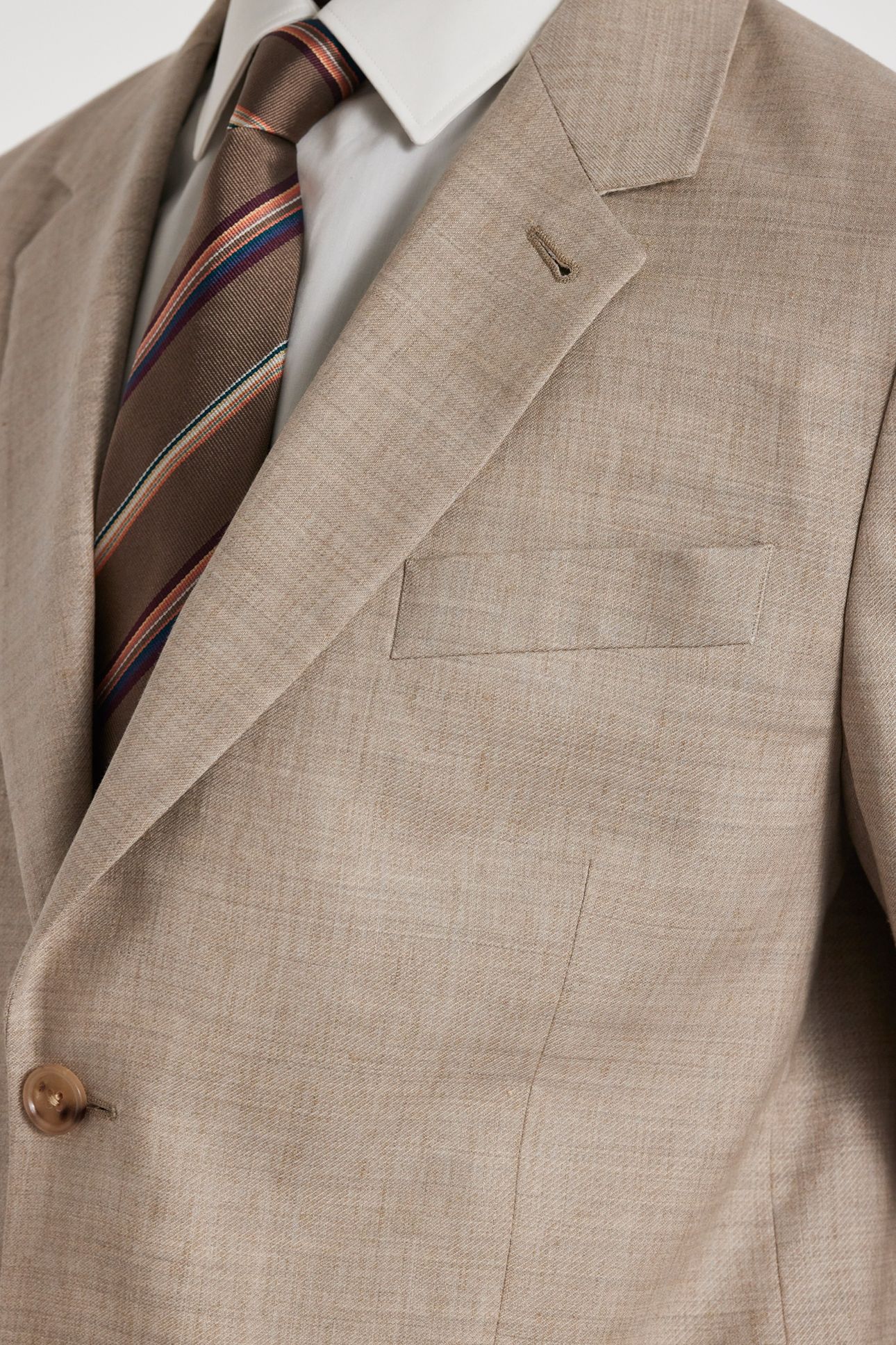 MENS 2 BUTTON JACKET LIGHT BEIGE 9