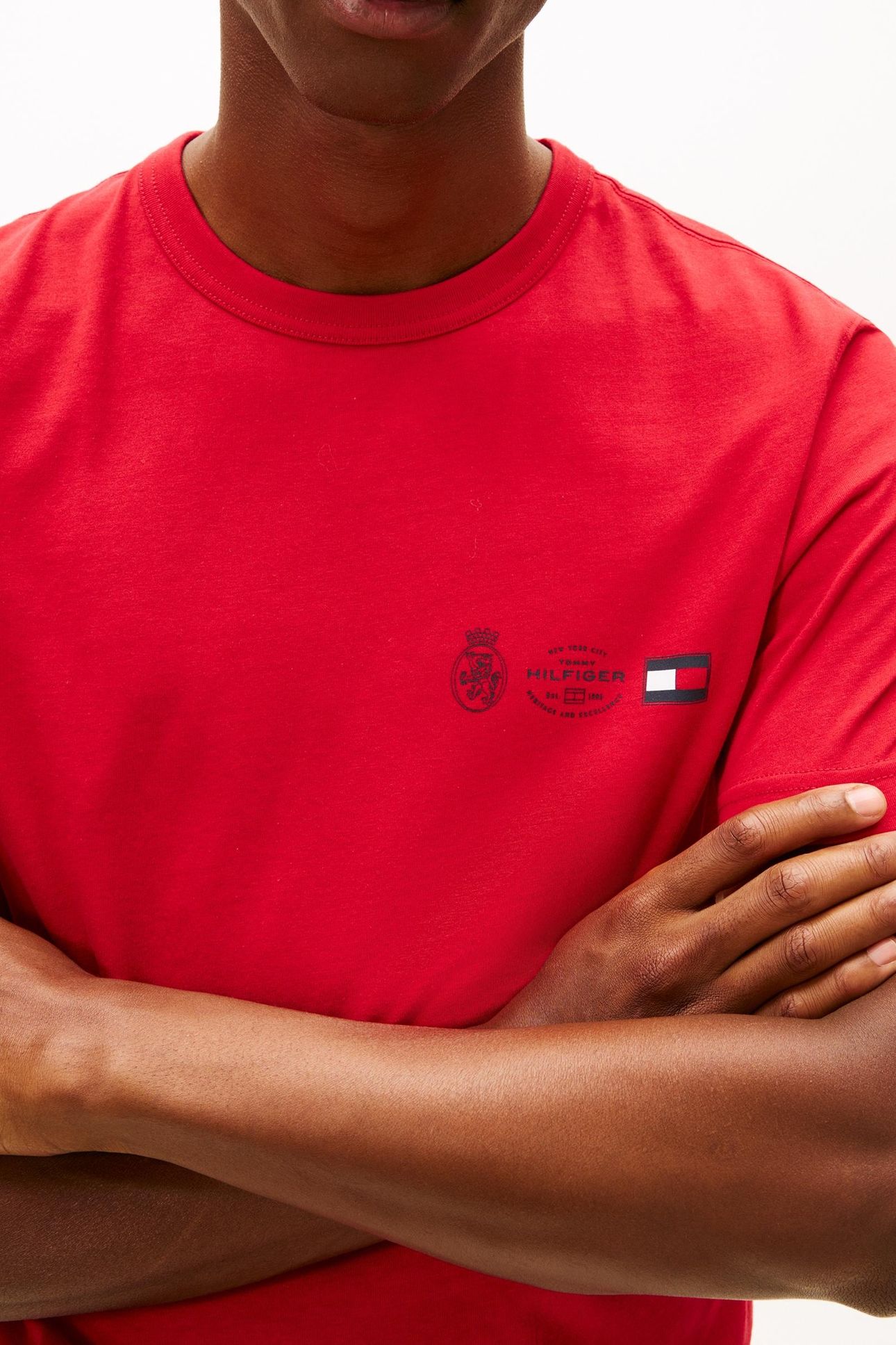 SMALL CREST OUTLINE MEDIUM RED 5