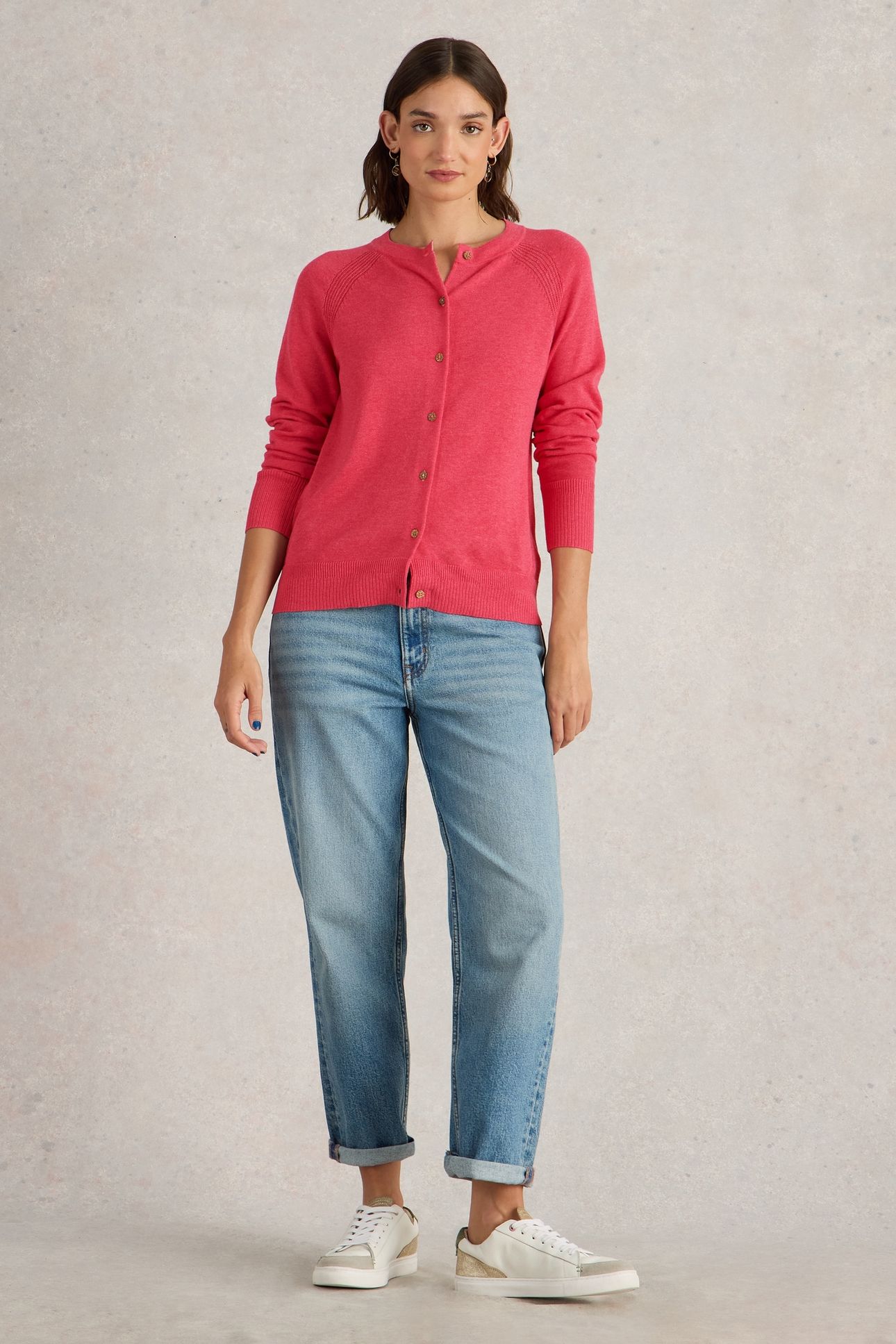 LULU CARDI MID PINK 1