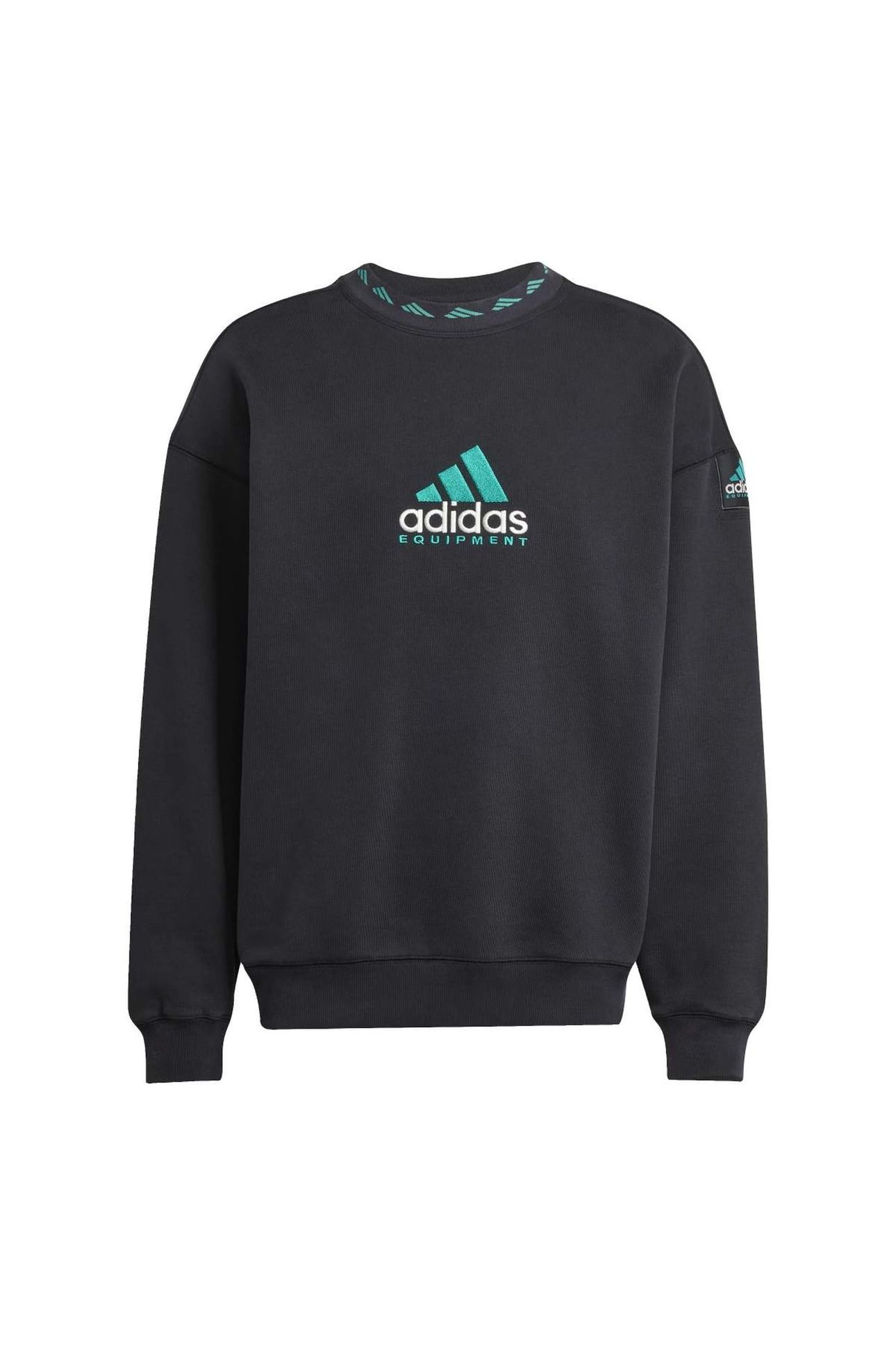 UNISEX EQT WASHED CREW BLACK 3