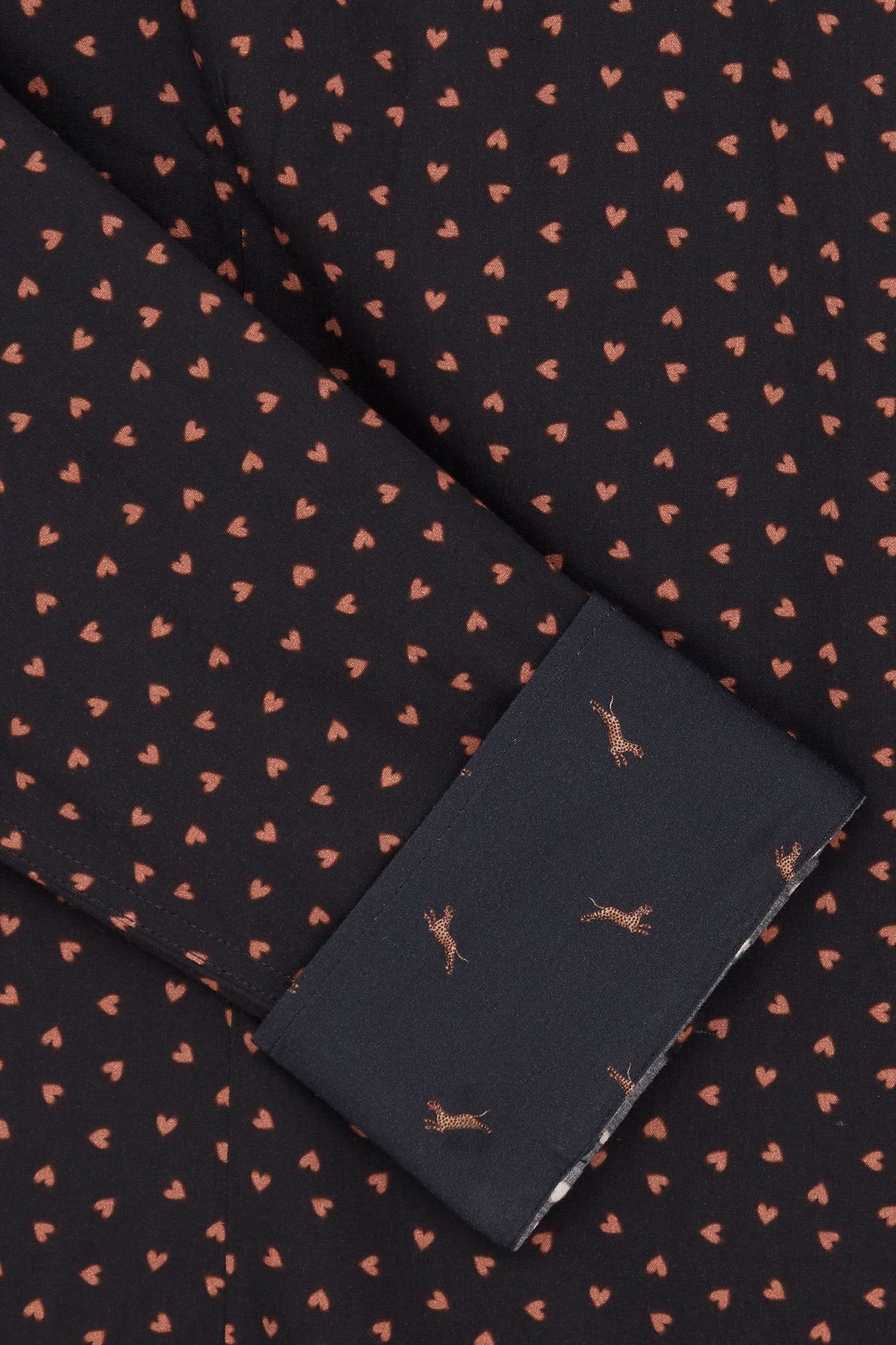 MENS S/C TAILORED FIT SHIRT BLACK 8