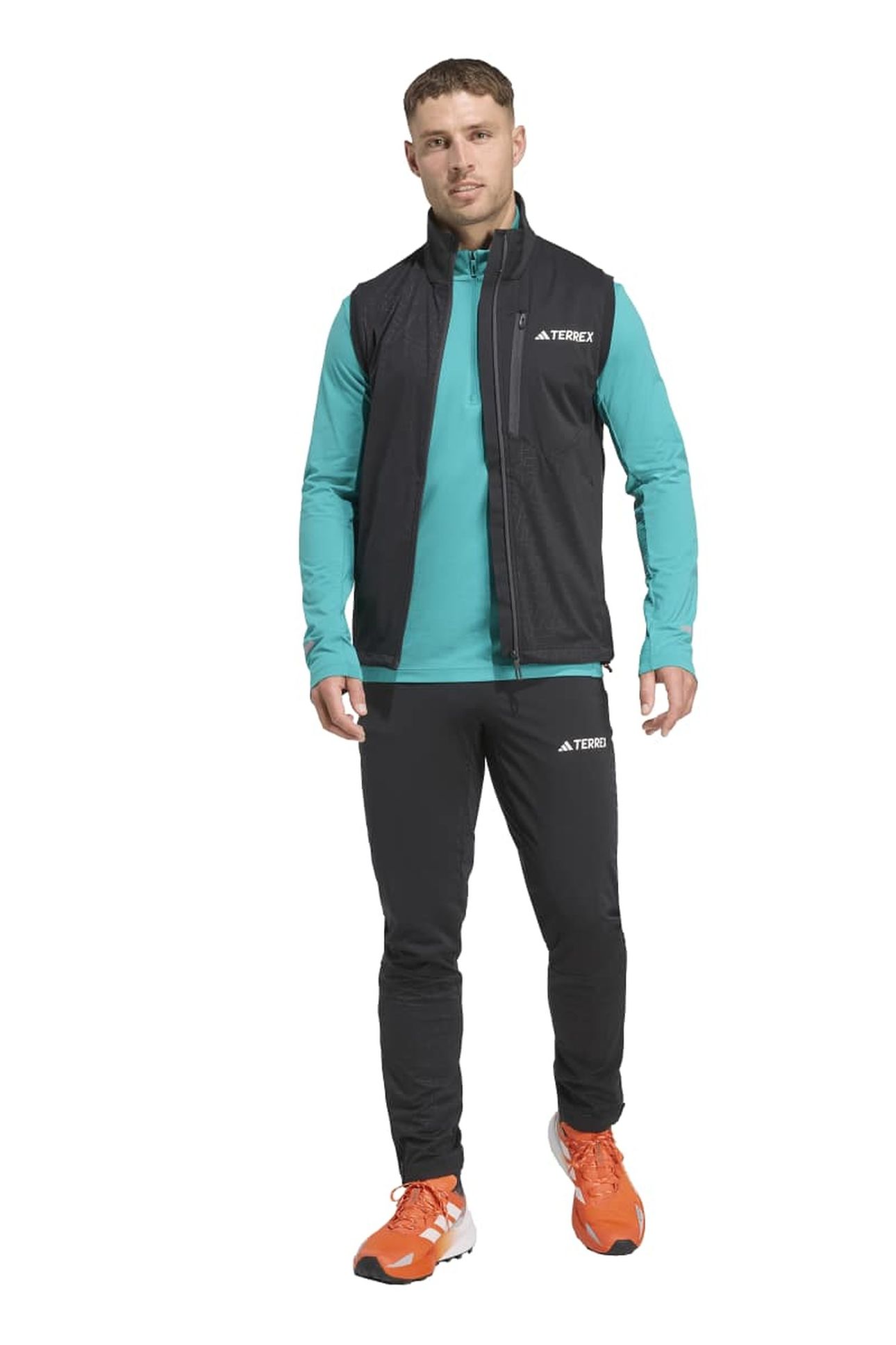 UNISEX TERREX HALF-ZIP LONG-SLEEVE PURE TEAL 7
