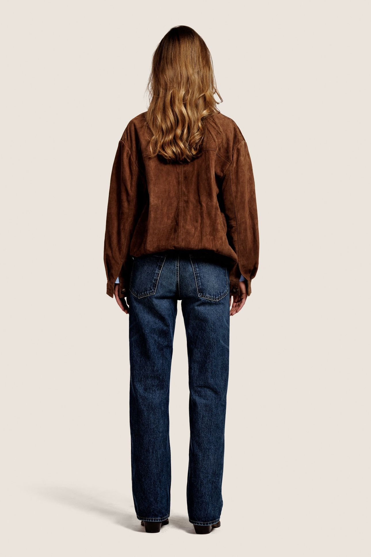 MORENA SUEDE JACKET TABACCO 1