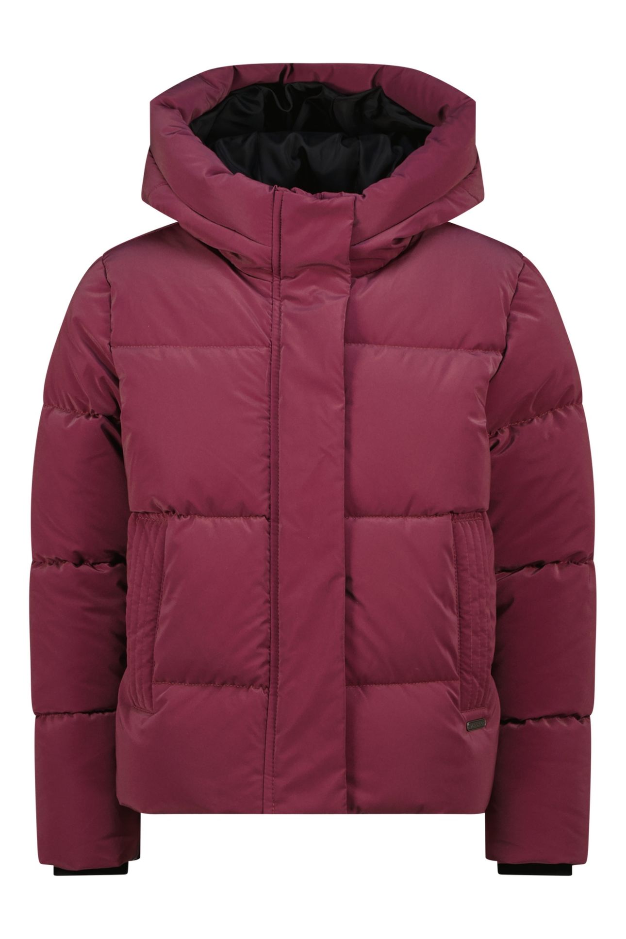 GIRLS TIBANA JACKET OUTDOOR BURGUNDY RED 5