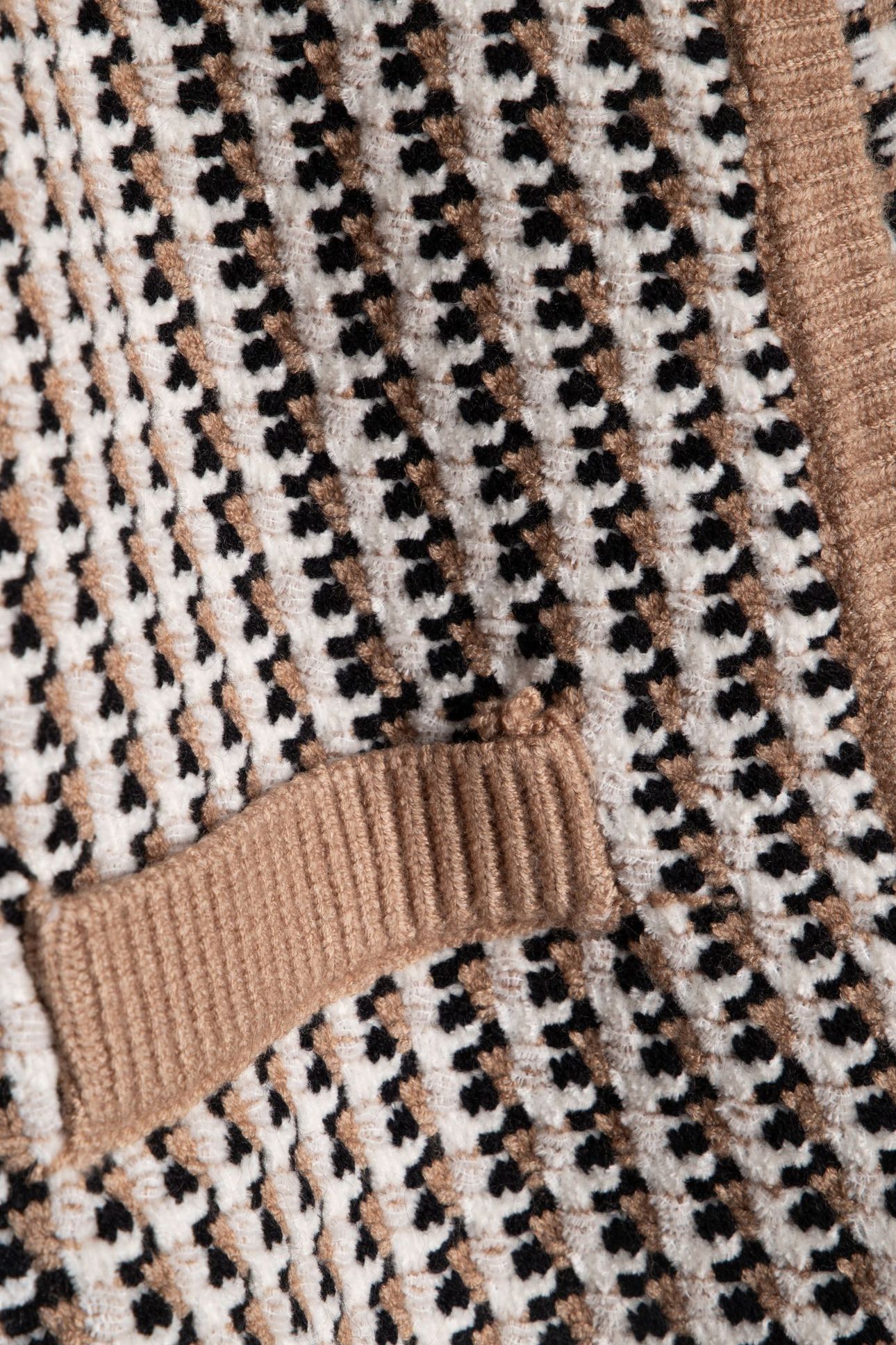 GEO CARDIGAN OATMEAL MEL/CREAM SIZE [XL] OATMEAL MEL/CREAM 4