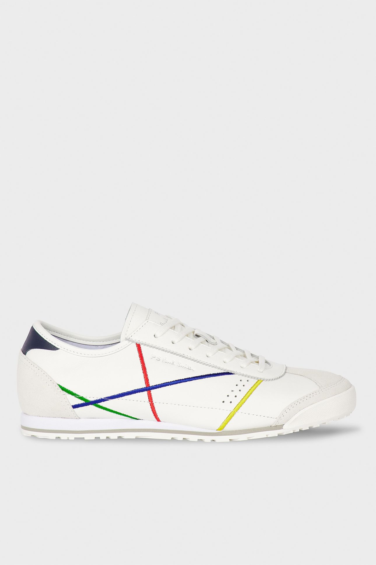 MENS SHOE MESTRE WHITE EMBROIDERY WHITE 1