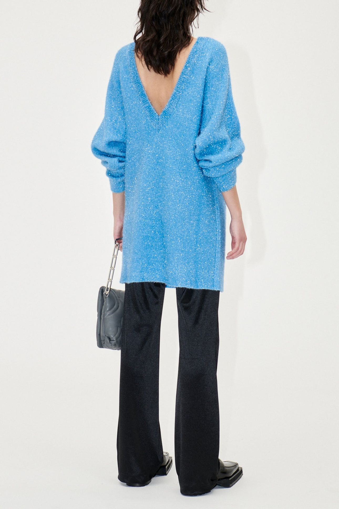 ANAHITA DRESS SHORT ALASKAN BLUE 2