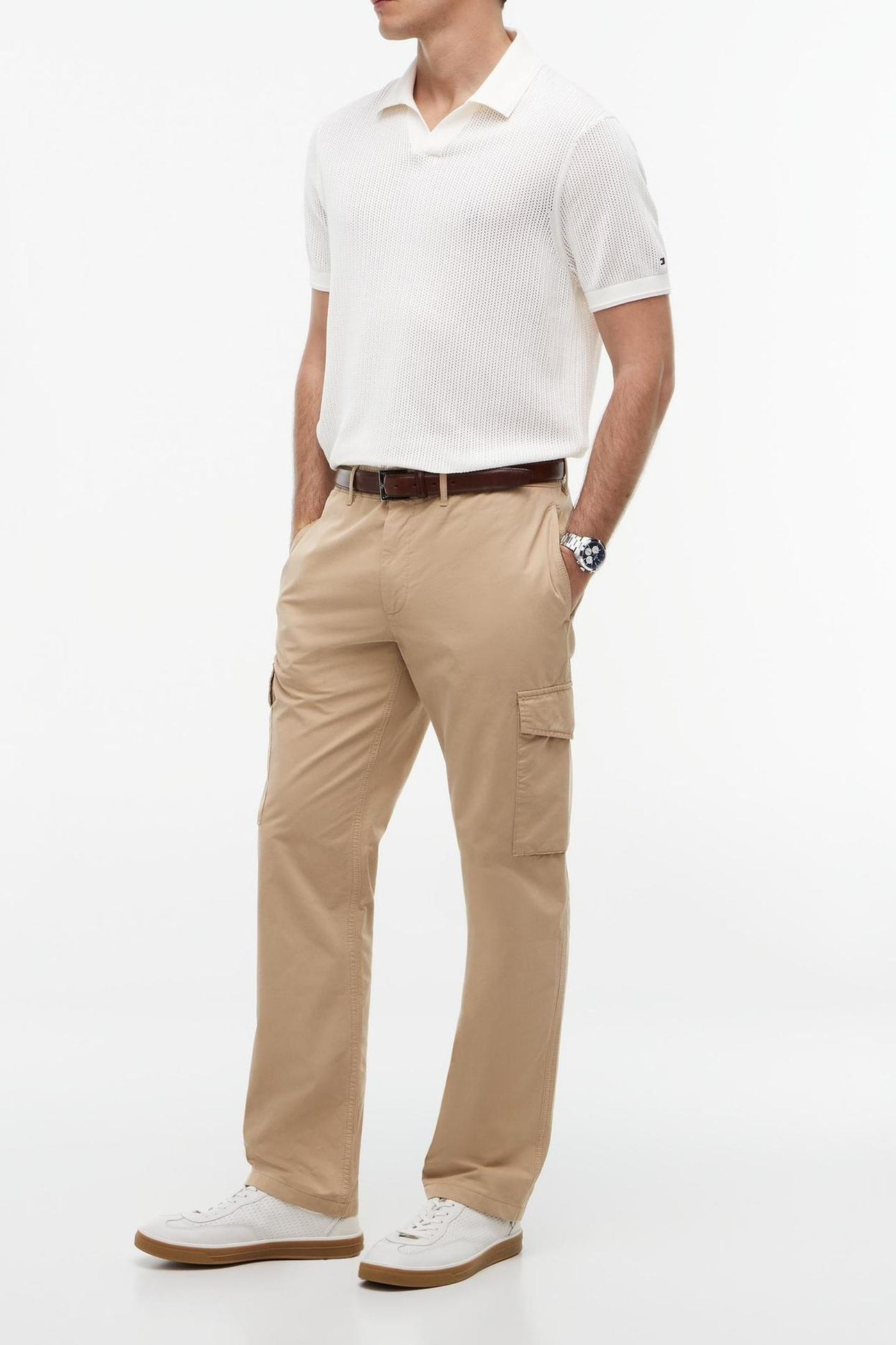 DENTON LW TWILL CARGO SANDALWOOD 2