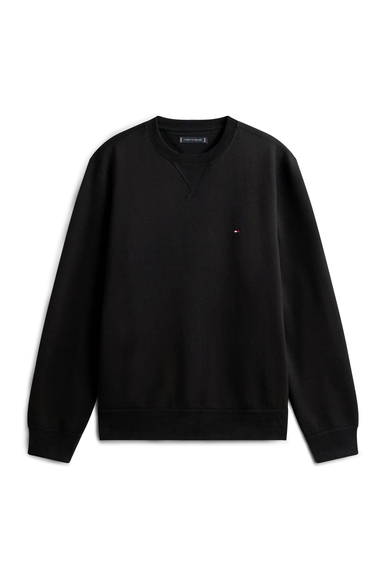 ESSENTIAL FLEECE CREW BLACK 4