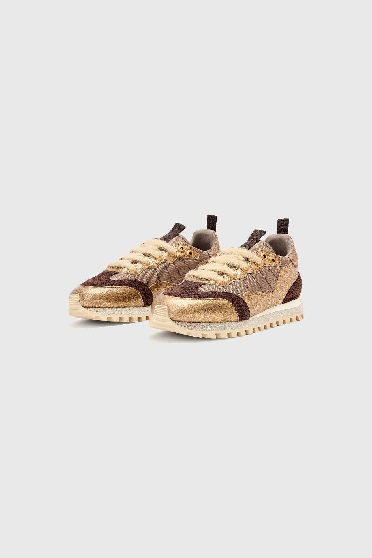 NEVIS SNEAKER BRONZE/BROWN 2