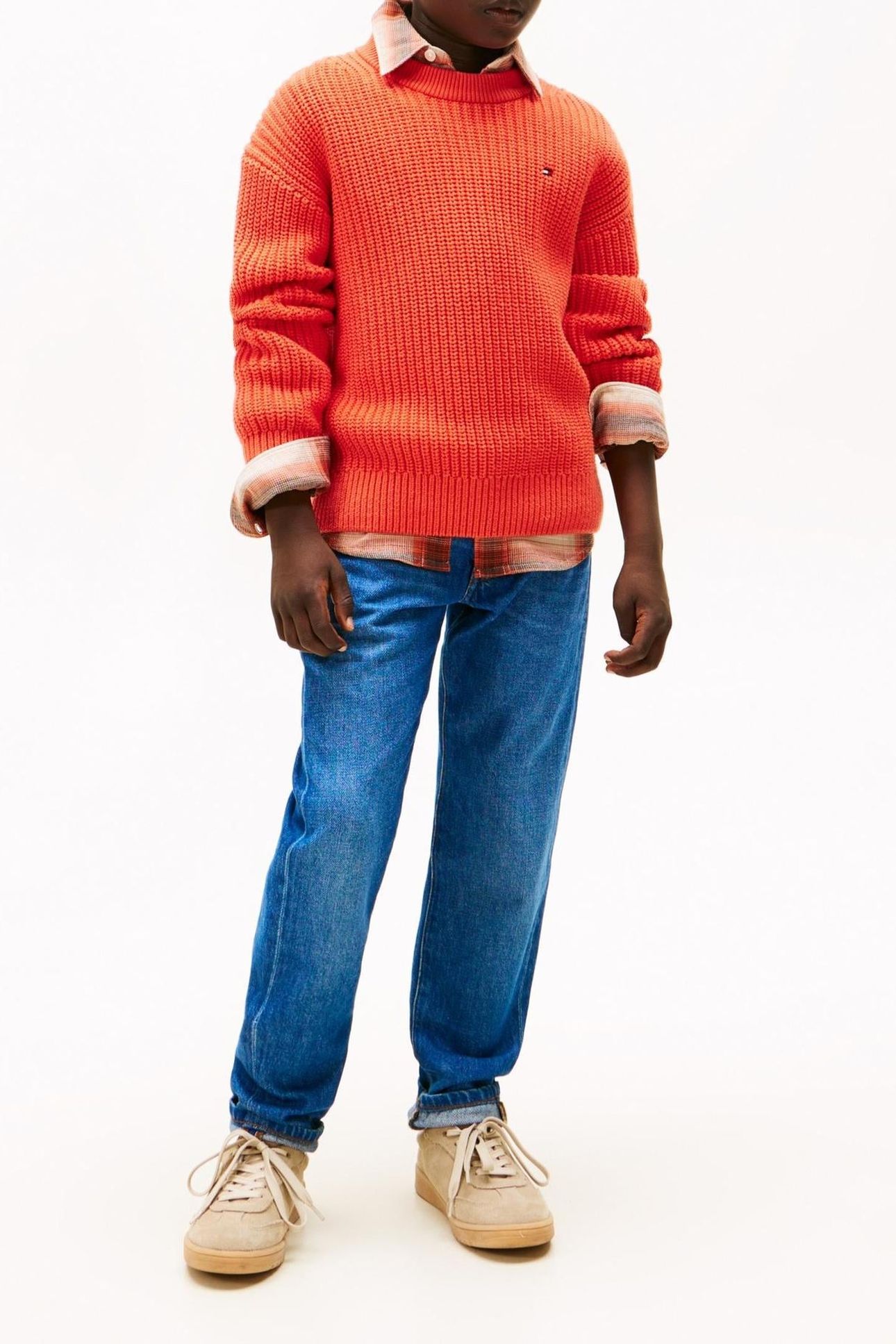 BOYS HALF CARDIGAN C-NECK HORIZON 3