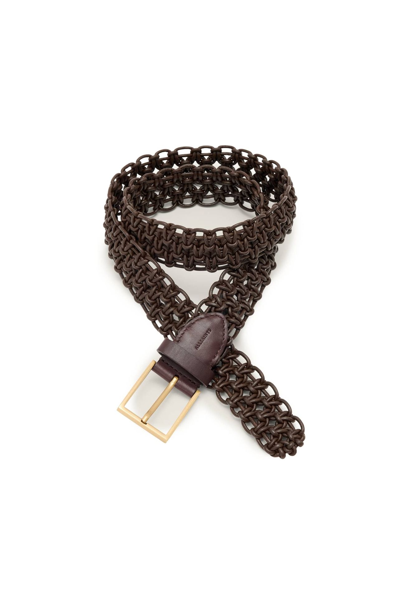 ILA WOVEN BELT BROWN 1