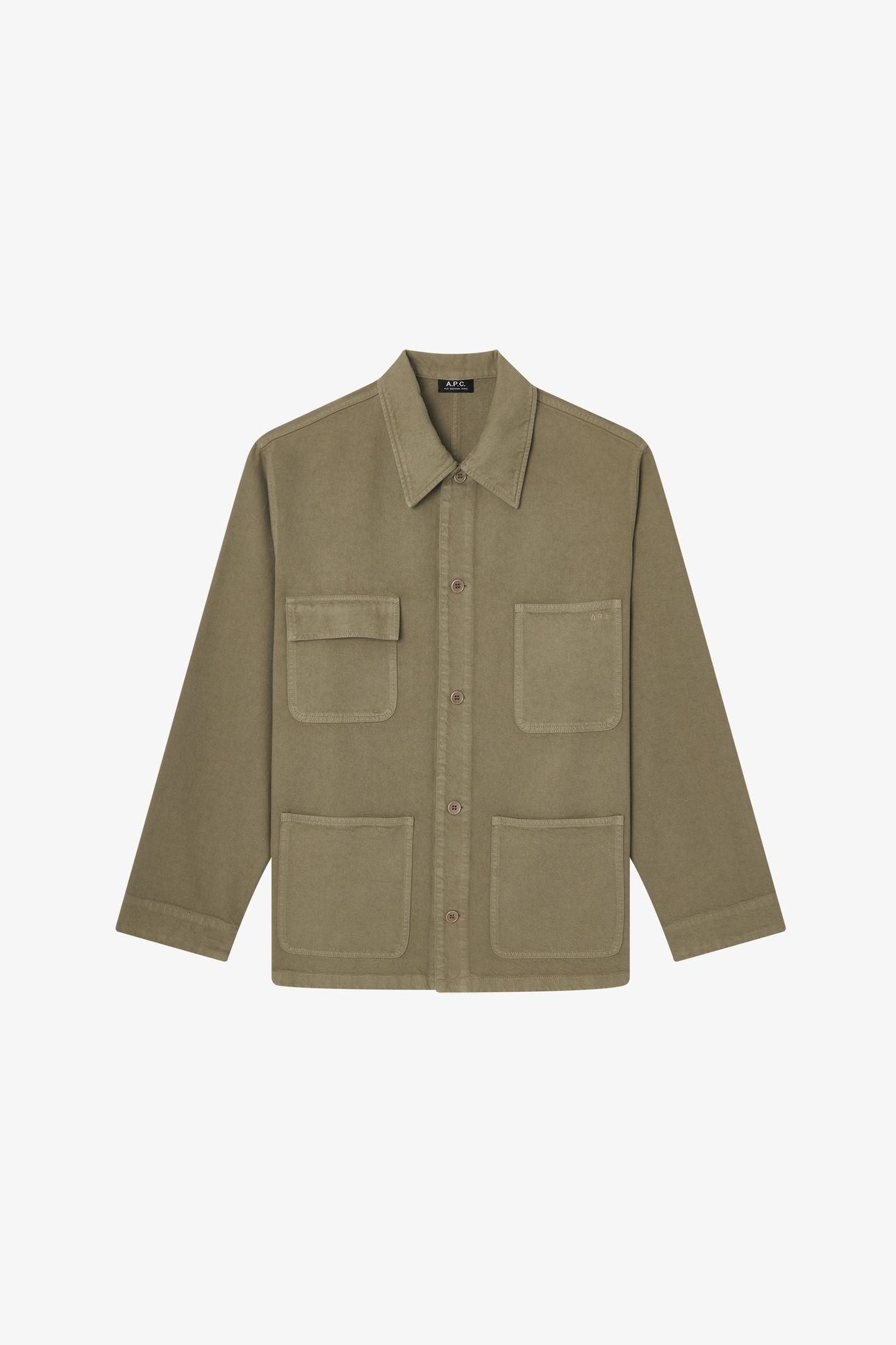 UNISEX JACKET SHIRT GREY GREEN 2