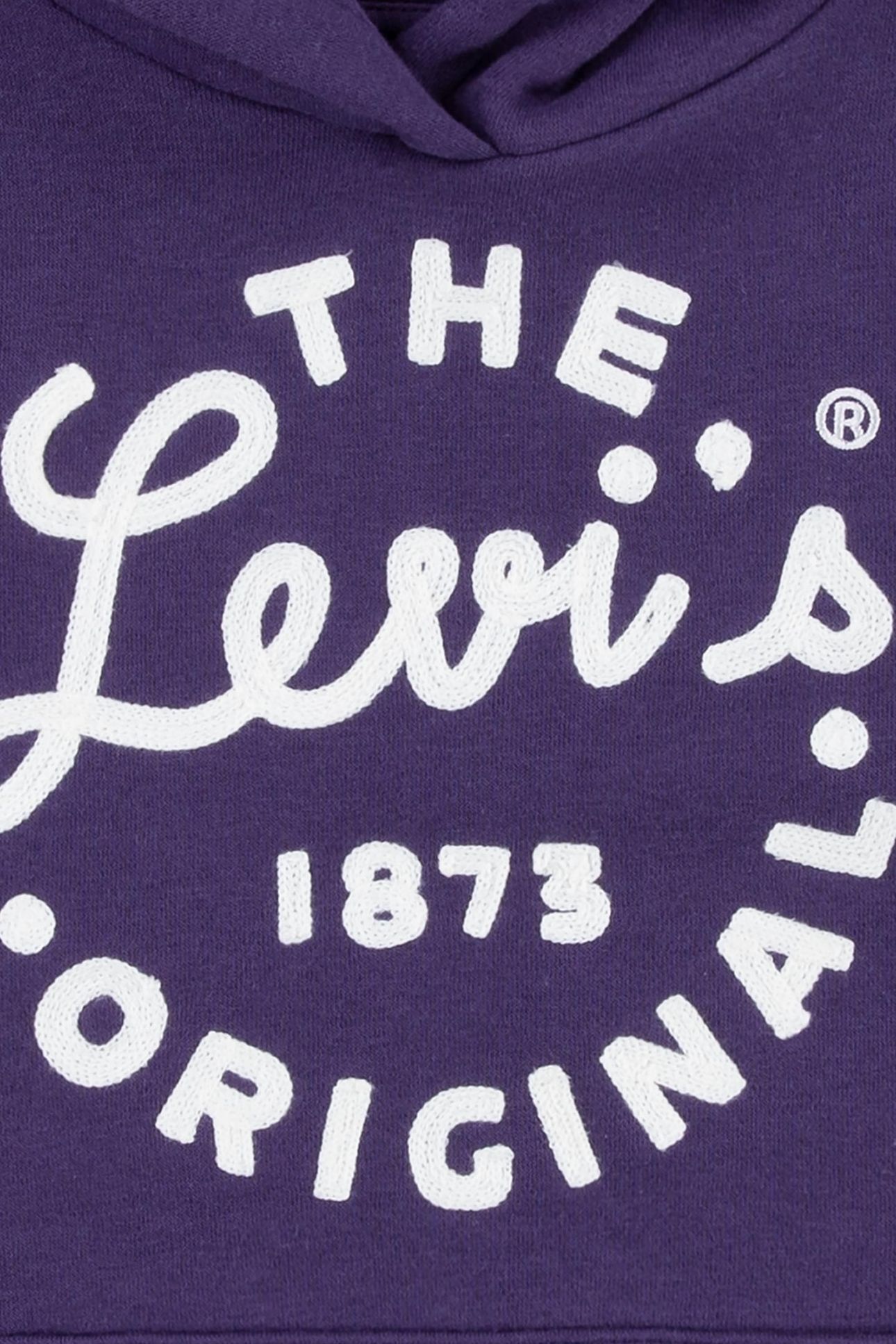 GIRLS LEVIS PULLOVER HOODIE GRAPE LEVIS 3