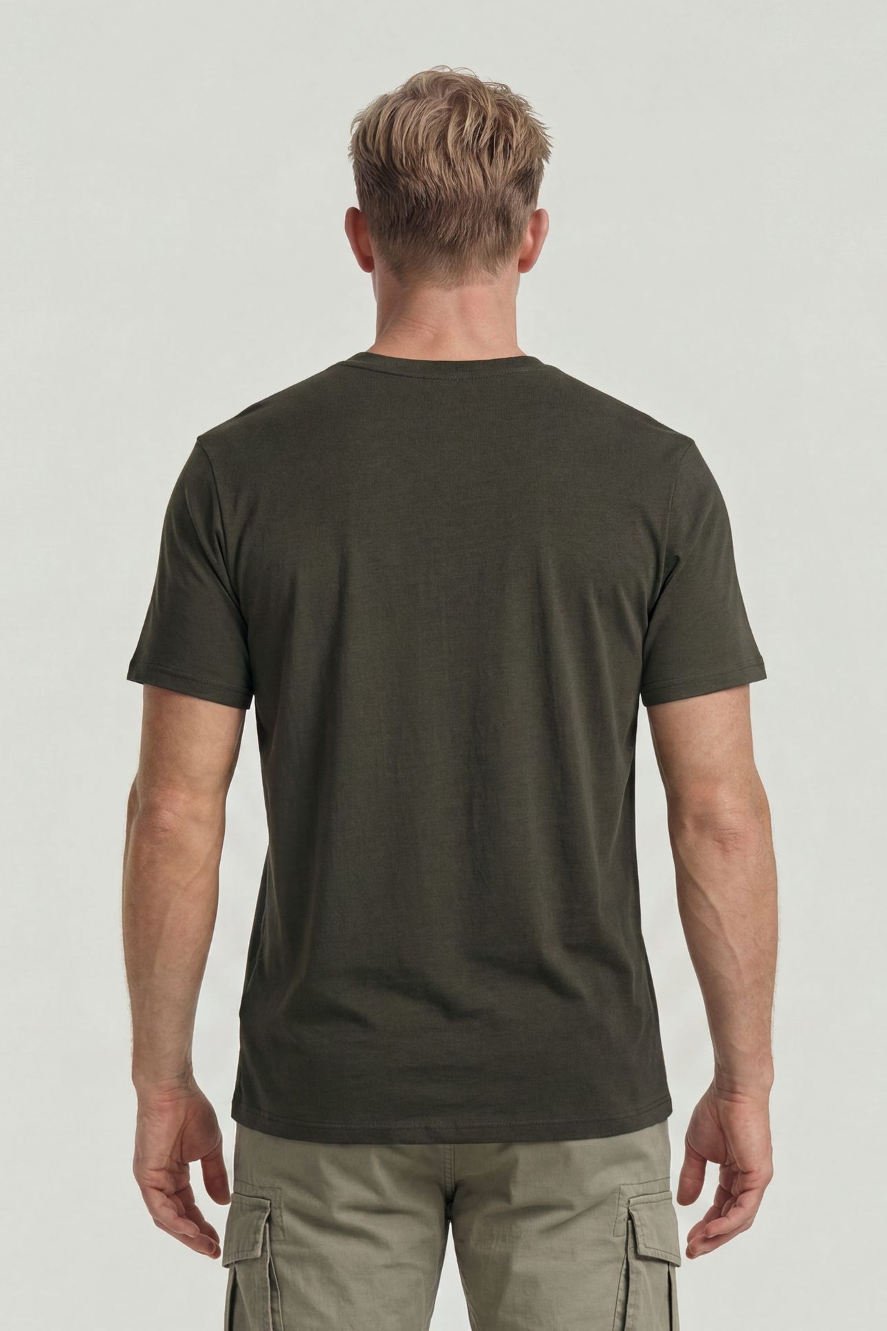 CHEST LOGO SLIM T-SHIRT S/S GREY 2