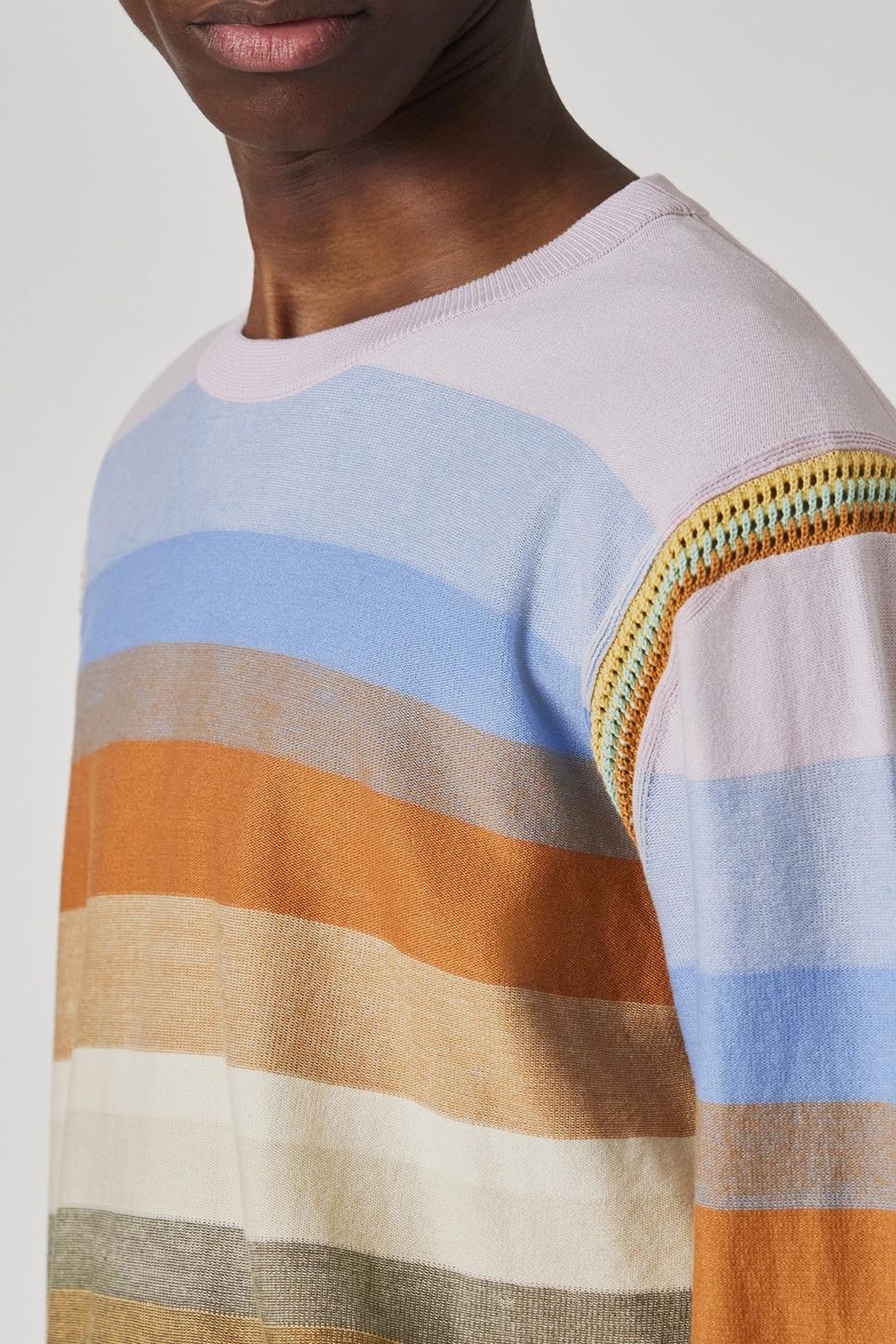MENS SWEATER CREW NECK MULTI COLOURED 6