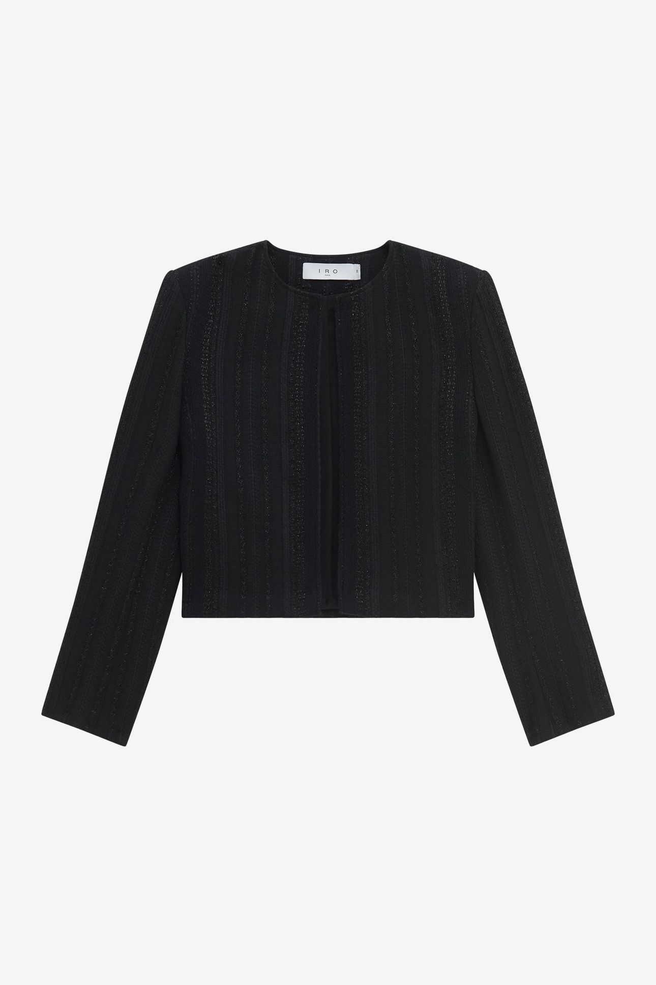 DANIM JACKET BLACK LUREX 4