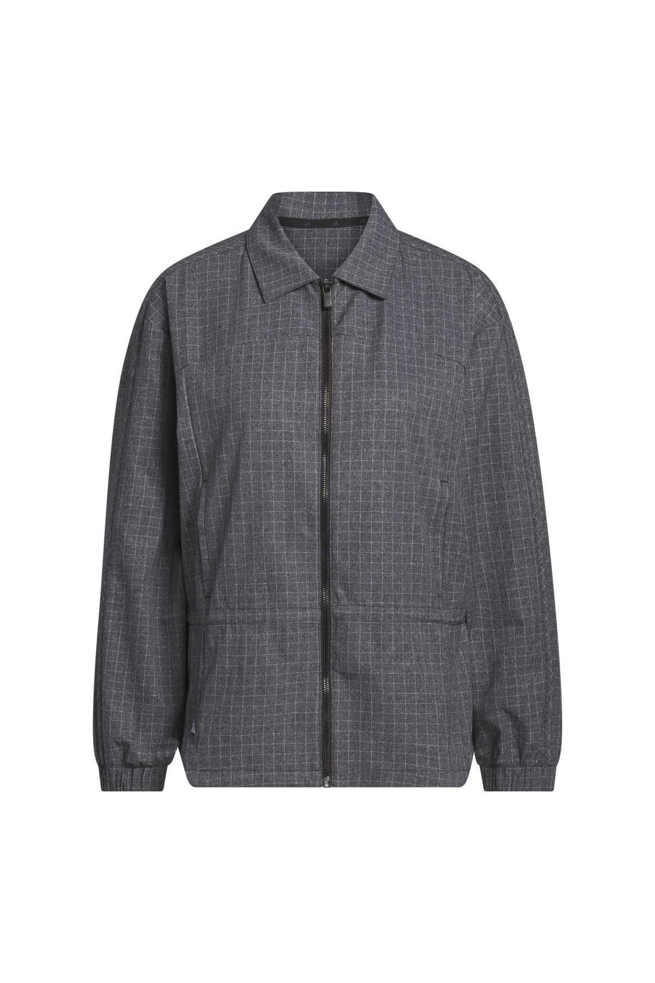 ULTIMATE365+ PEPLUM GRID JACKET BLACK 5