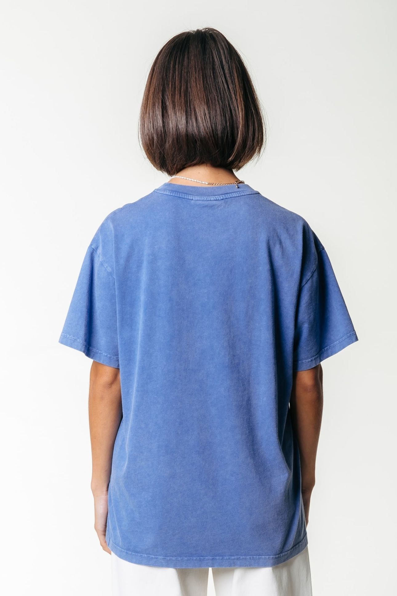 CHAMPIONS ACID WASH LOOSEFIT TEE BRIGHT BLUE 2