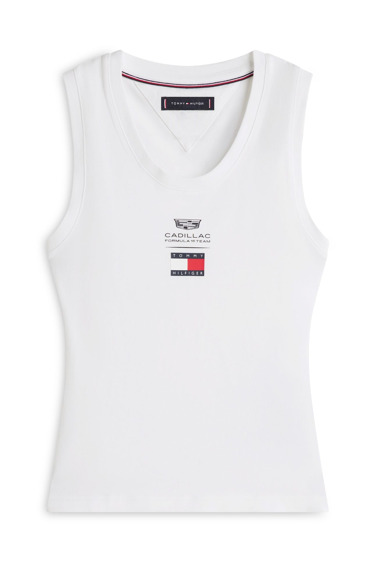 TH X CF1 LOGO TANK TOP WHITE 4
