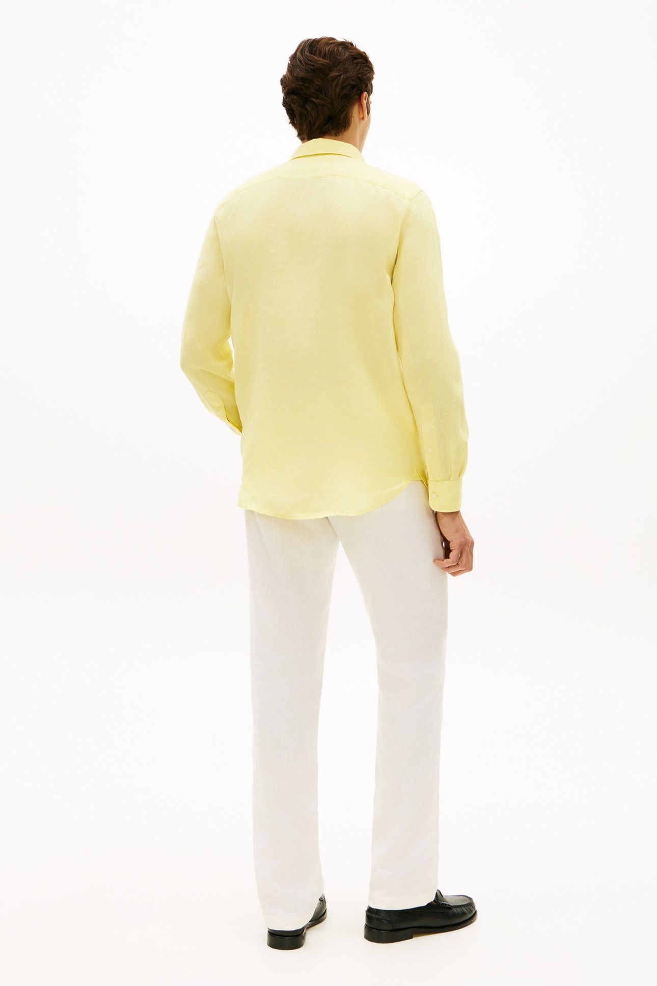 PIGMENT DYED LINEN SOLID CITRONELLA 3