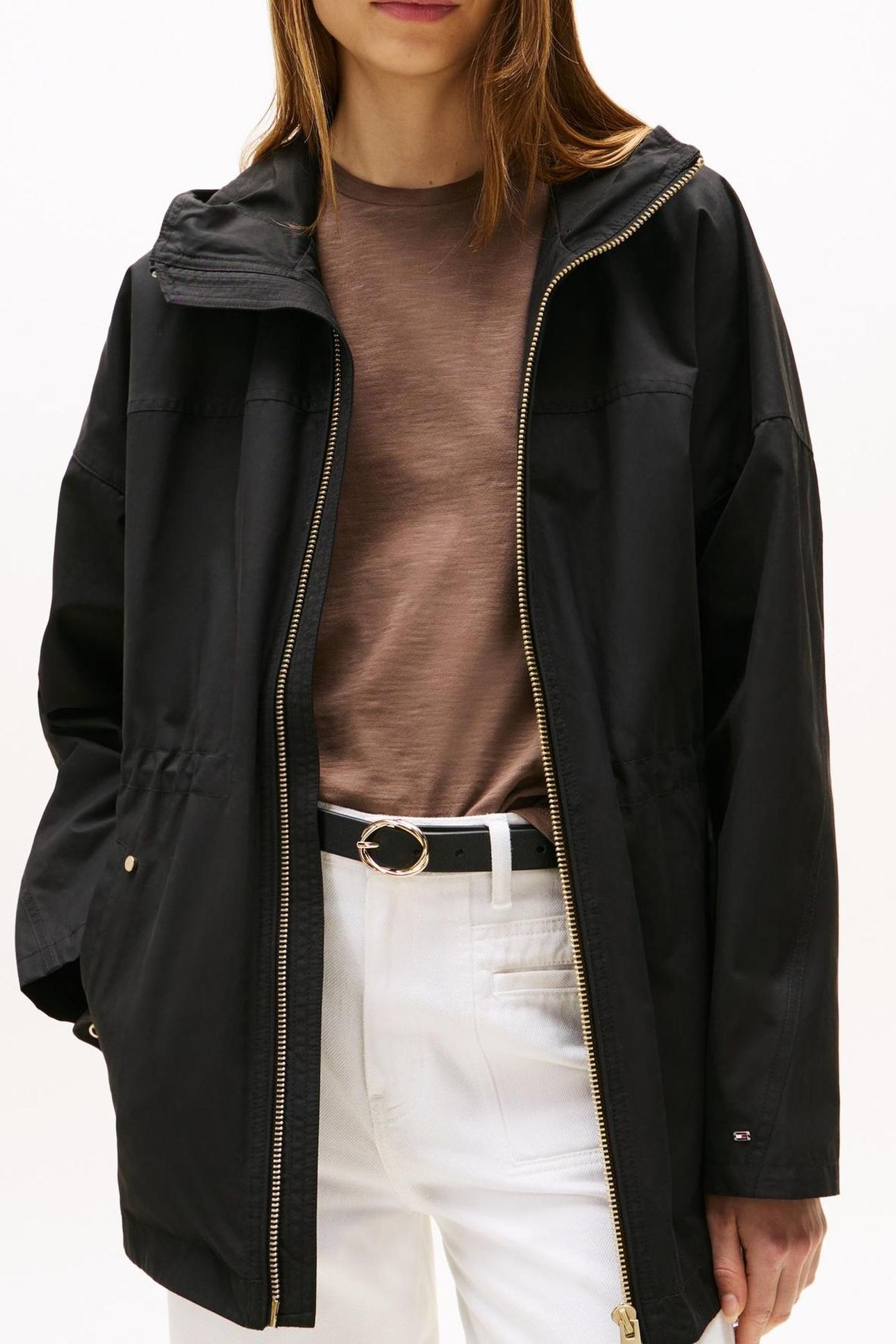 COTTON NYLON REG PARKA BLACK 4