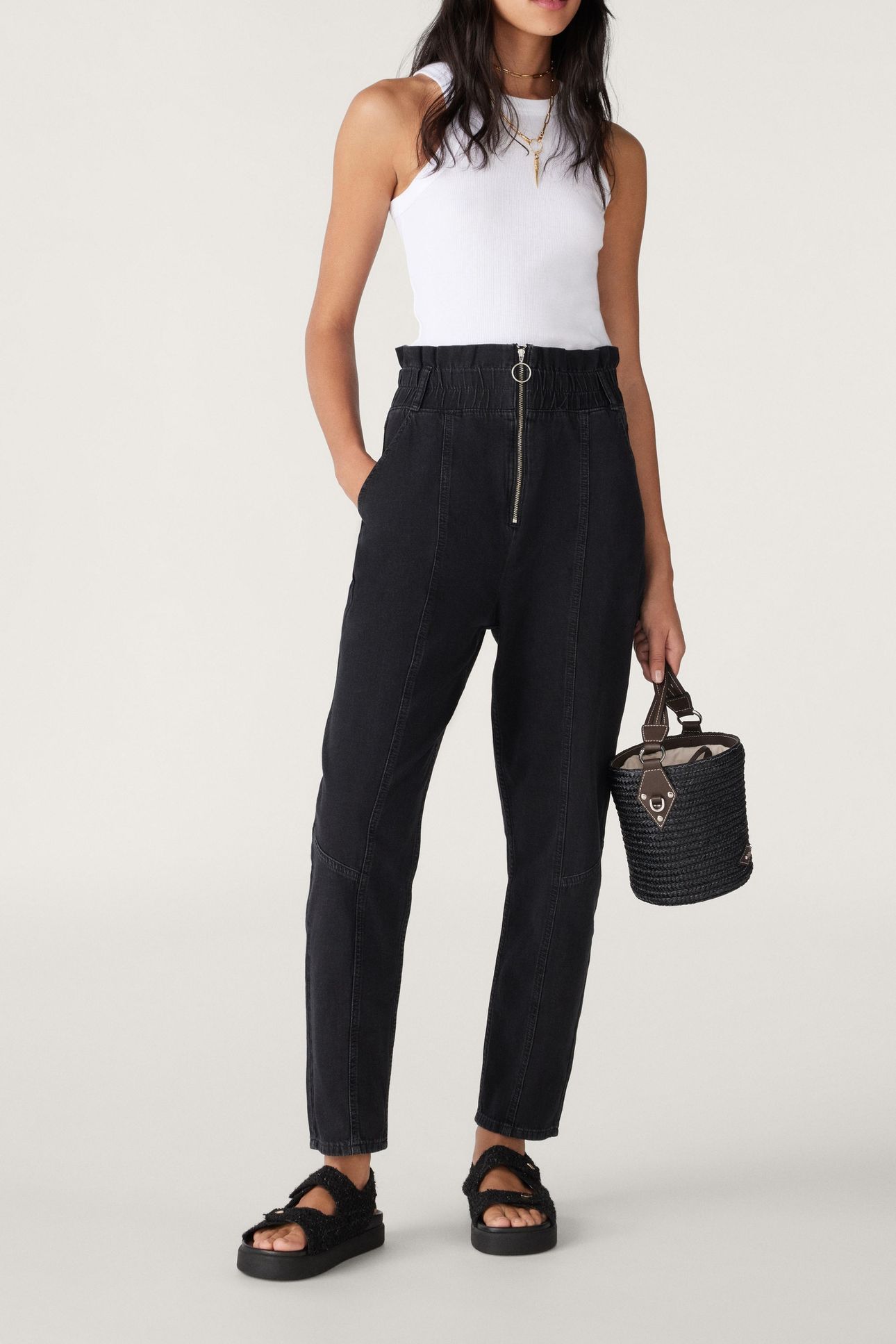 STRAIGHT TROUSERS BLACK 5