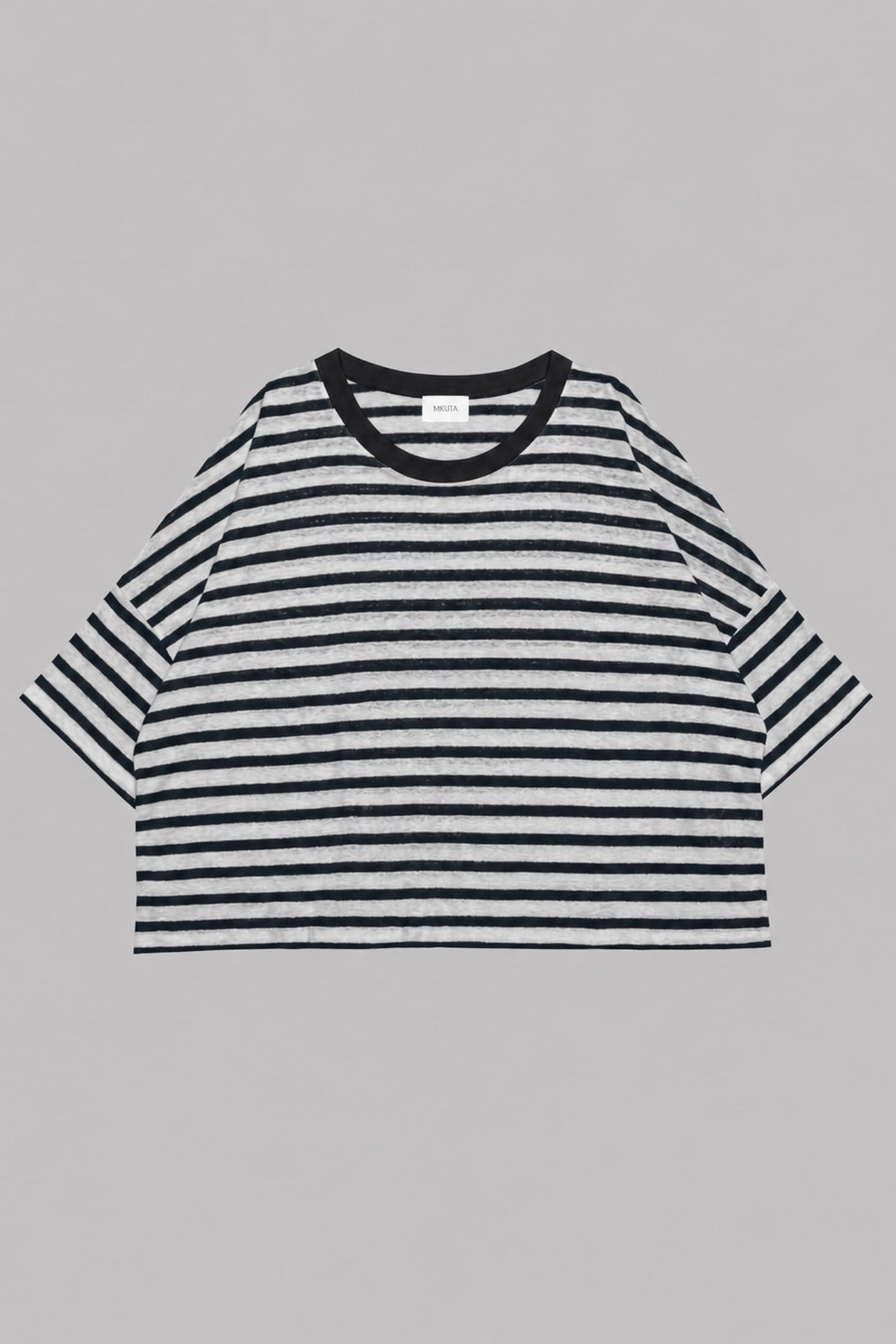THE STRIPED LINEN T-SHIRT 2
