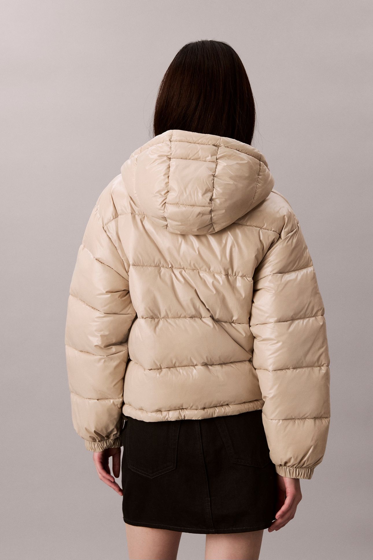 SHINE PUFFER JACKET ISLAND FOSSIL 2